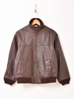 Ray Roland レイローランド 11 牛革 茶色 やぼった ジャケット 革ジャン