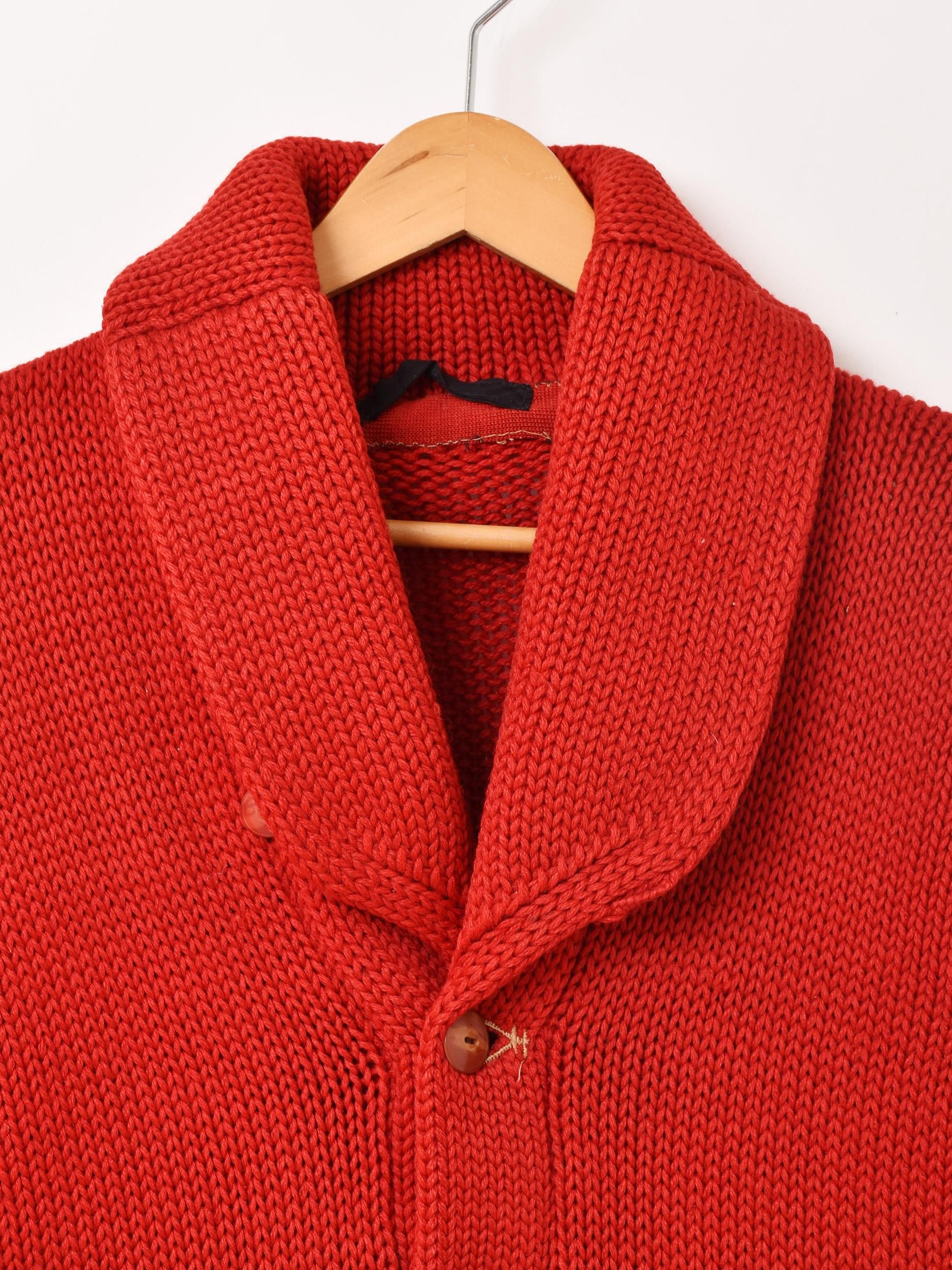30s Shawl Collar Cardiganͥ