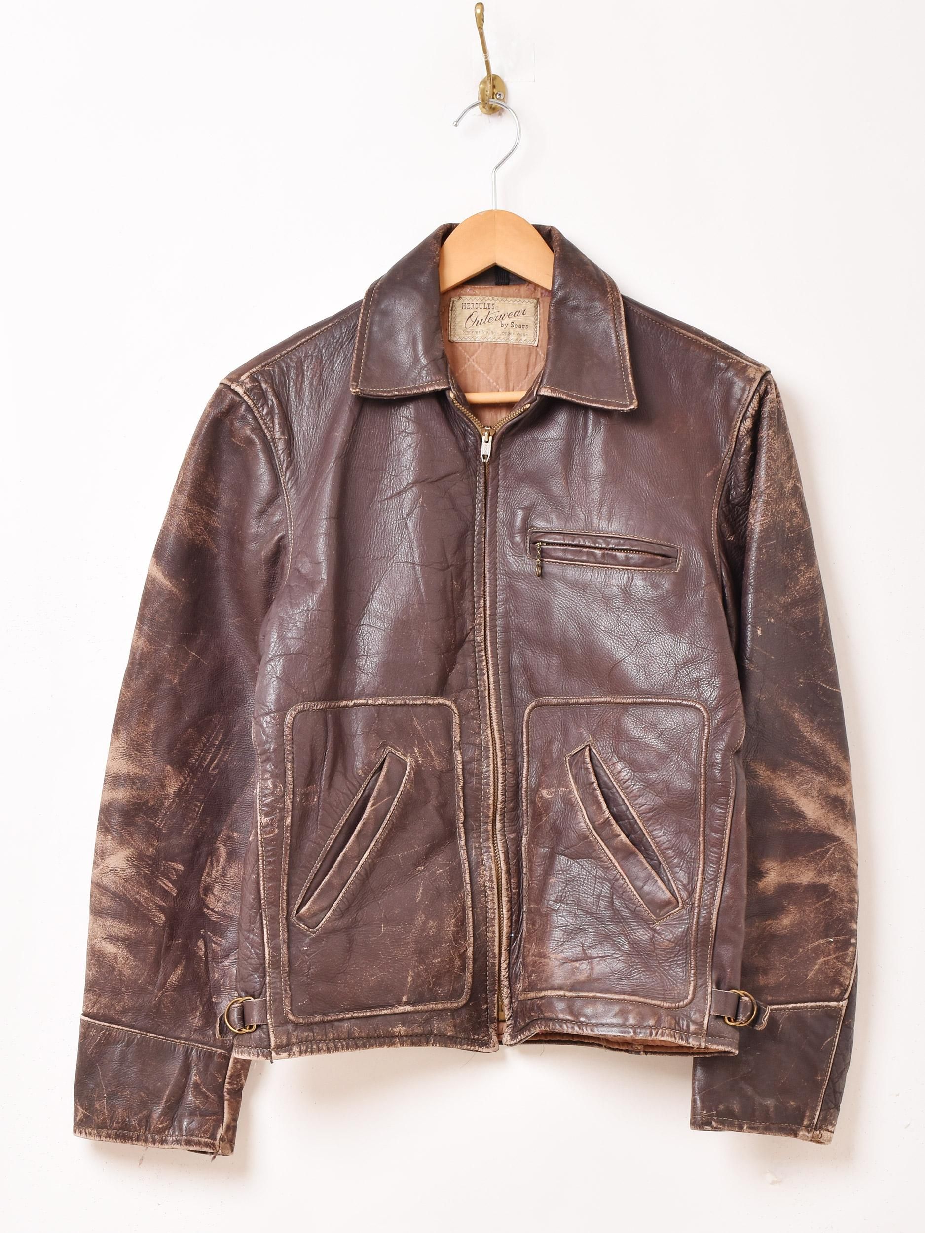 HERCULES Leather Jacket | 50's〜60's - 古着屋 HERCULES Leather Jacket | 50's〜60's - 古着屋