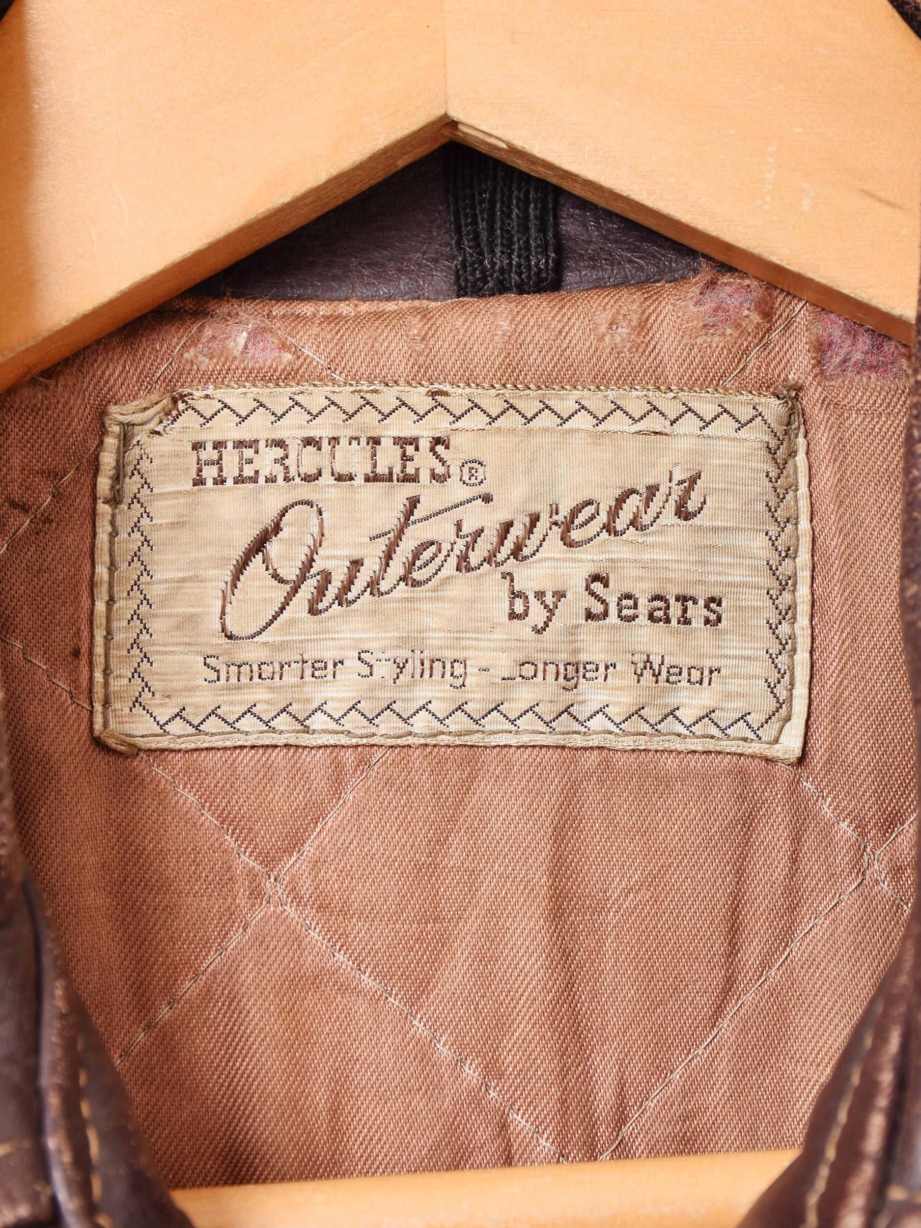 HERCULES Leather Jacket | 50's〜60's - 古着屋 HERCULES Leather Jacket | 50's〜60's - 古着屋