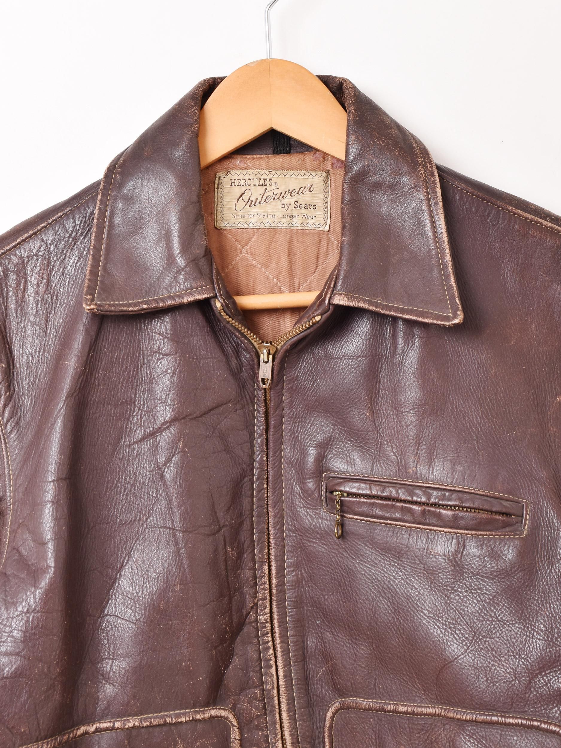HERCULES Leather Jacket | 50's〜60's - 古着屋 HERCULES Leather Jacket | 50's〜60's - 古着屋