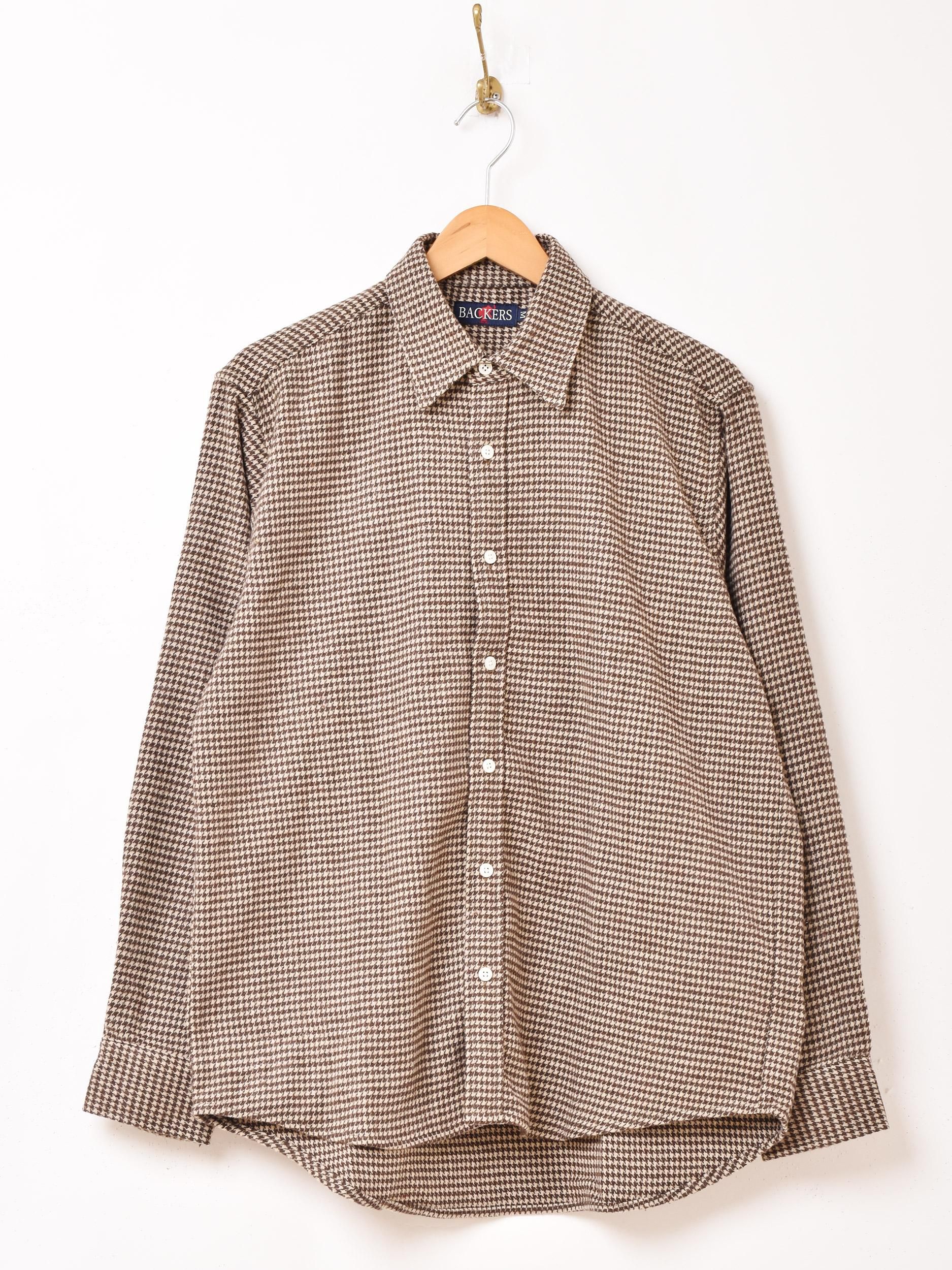 Backers 千鳥格子 フランネルシャツ | - 古着屋グレープフルーツ