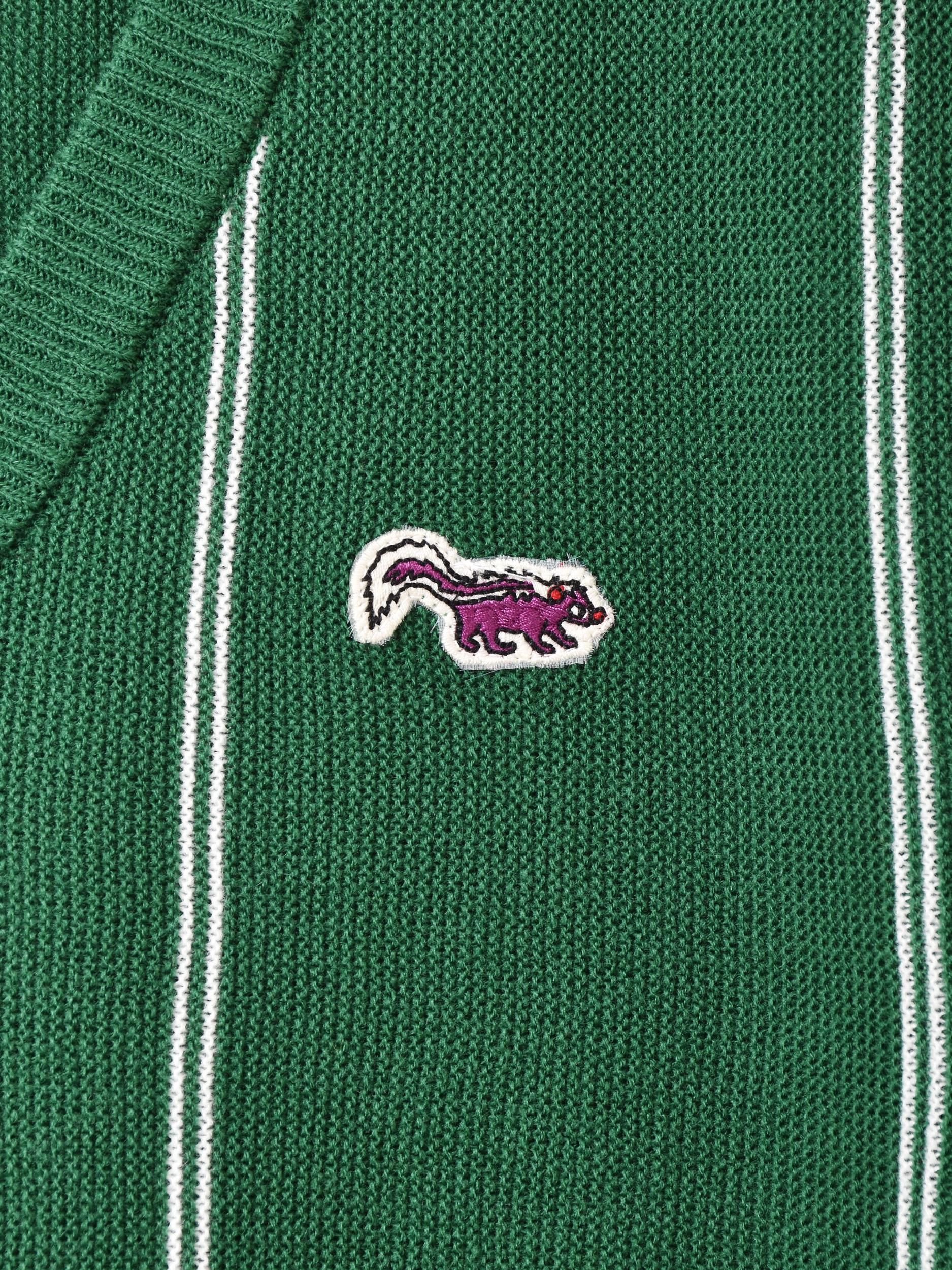 バックアーズ | スカンクストライプニットベスト - 古着屋