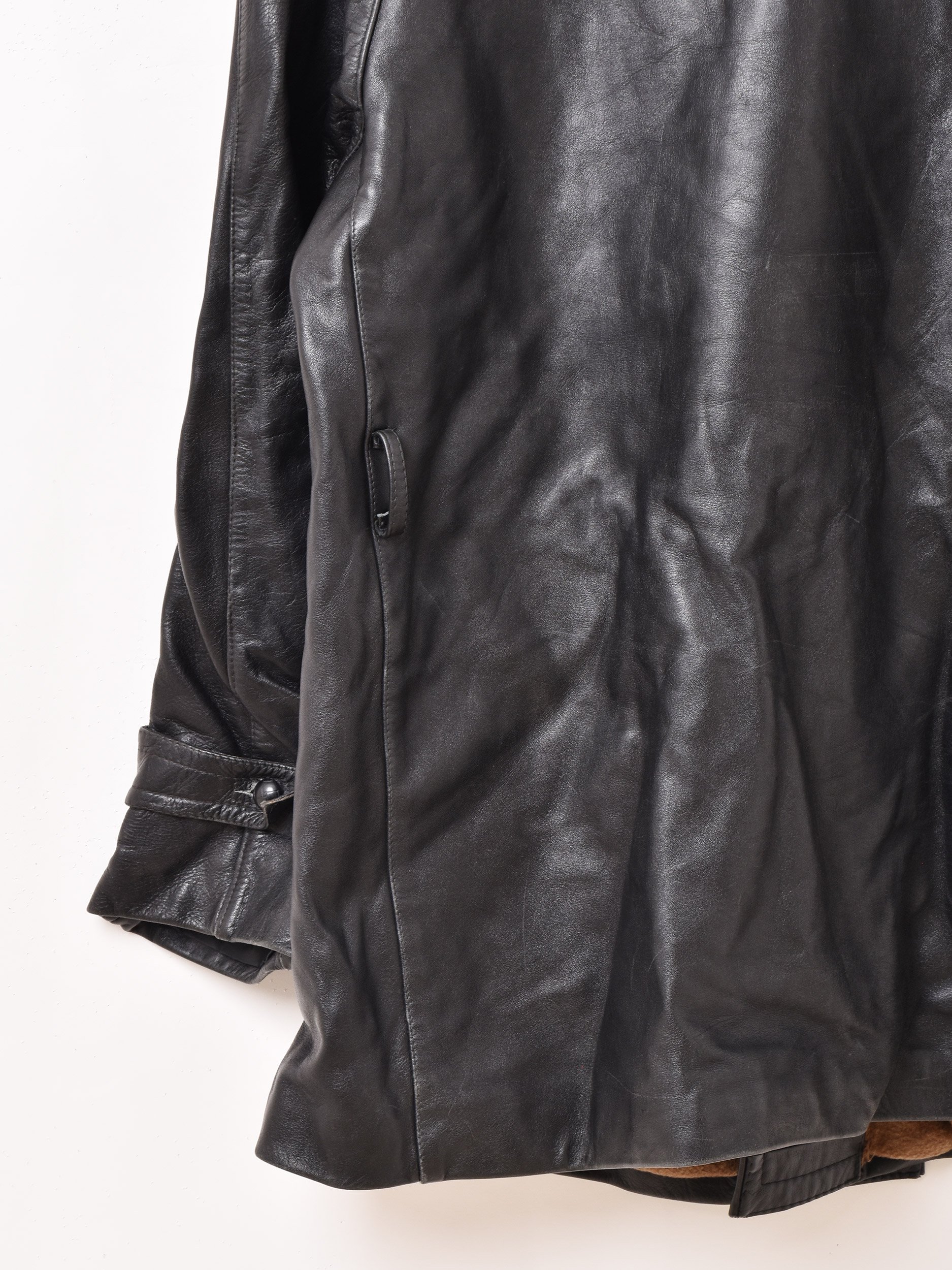 UGO PASI Italian Leather Coatͥ