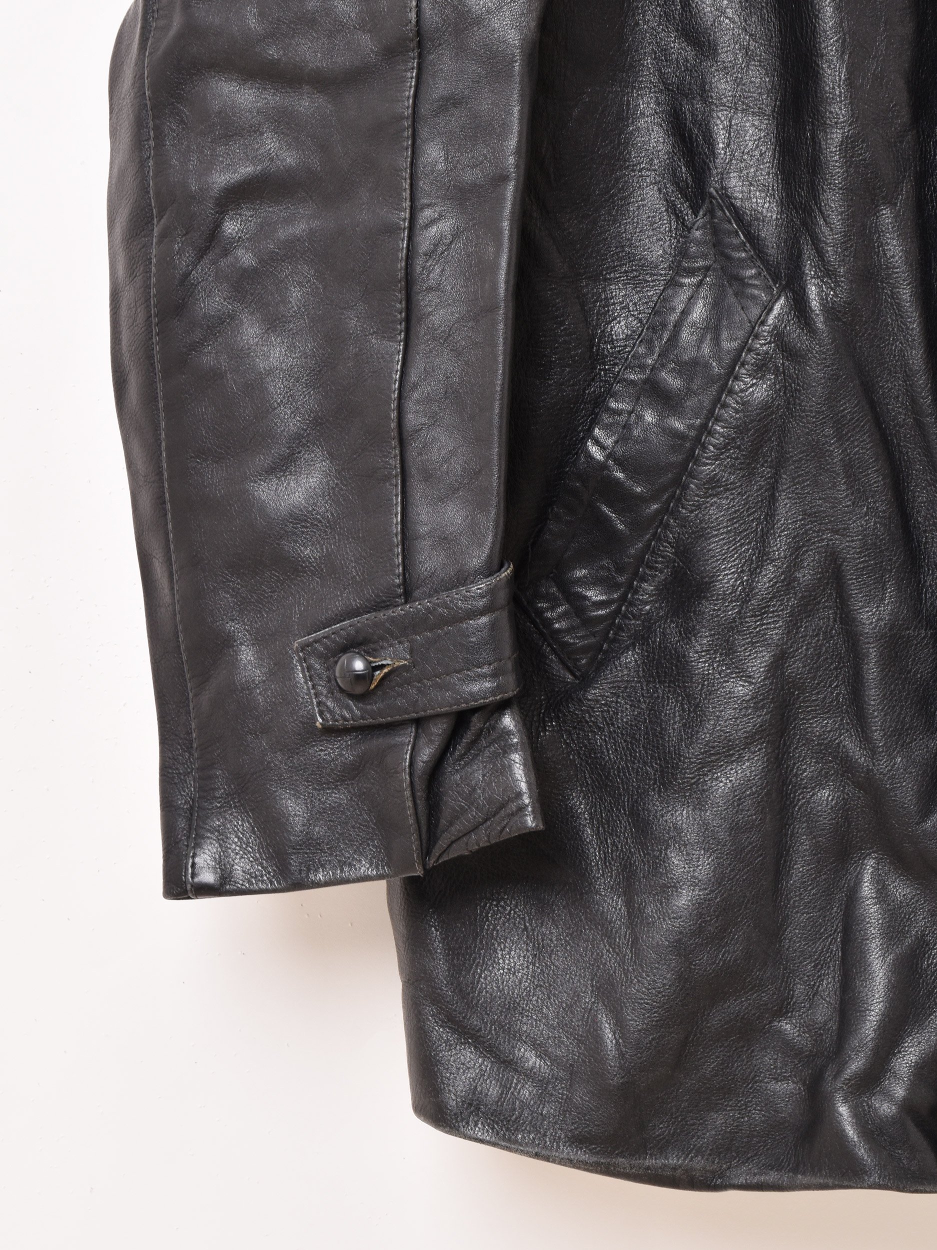 UGO PASI Italian Leather Coatͥ