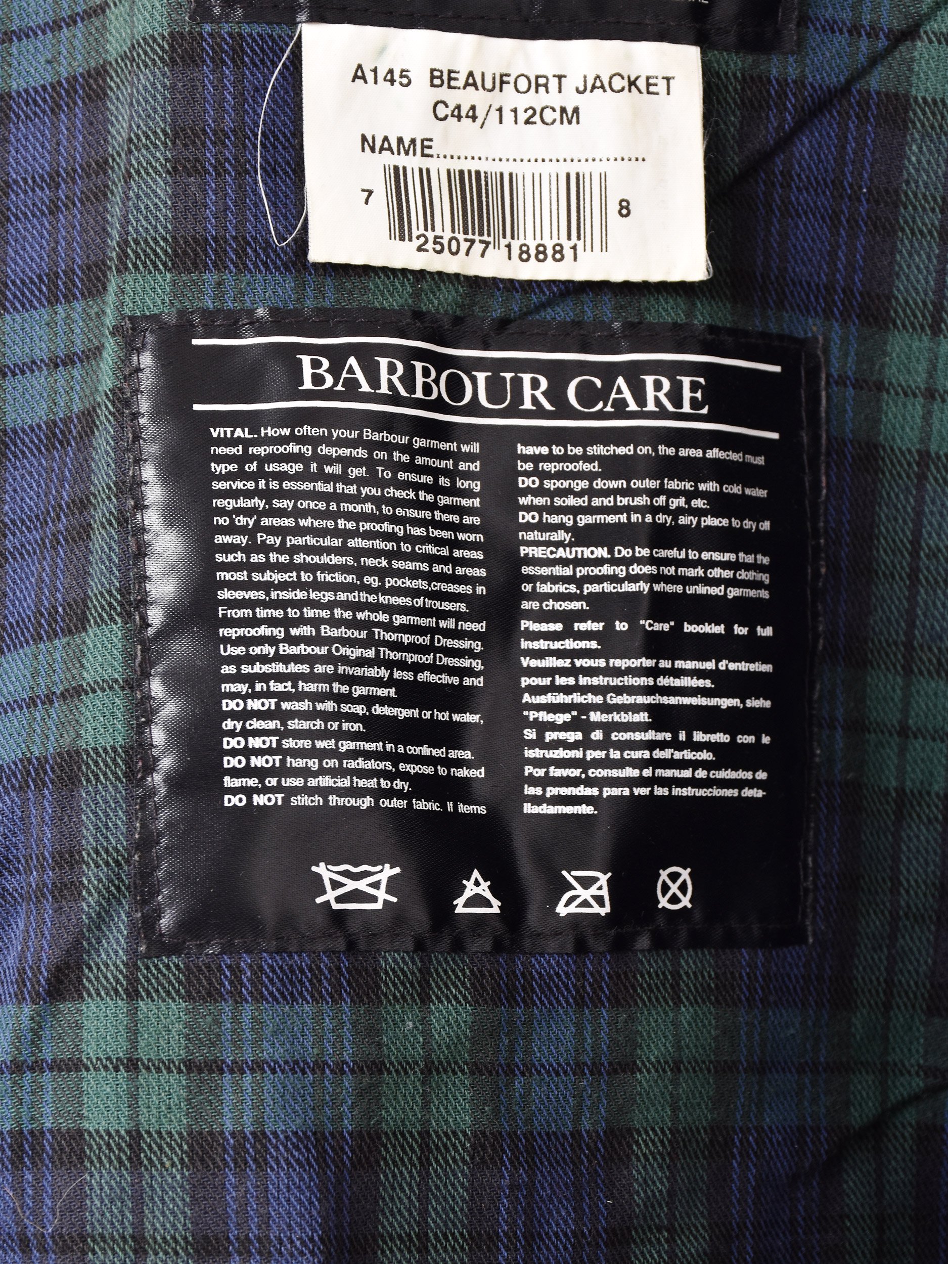 2000's Barbour BEAUFORT Waxed Jacketͥ