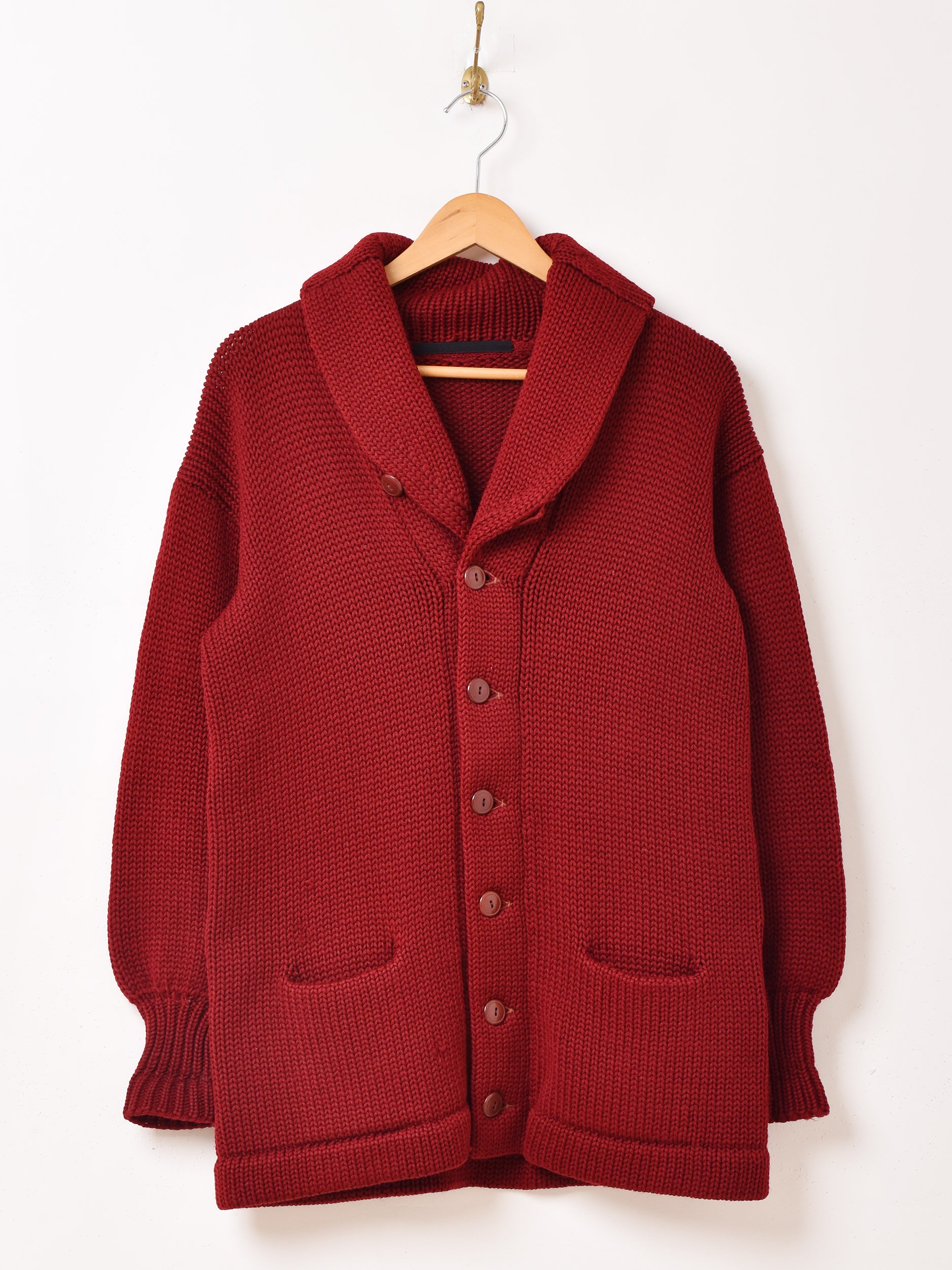  30s Shawl Collar Cardigan  ͥå  岰졼ץե롼 ࡼ