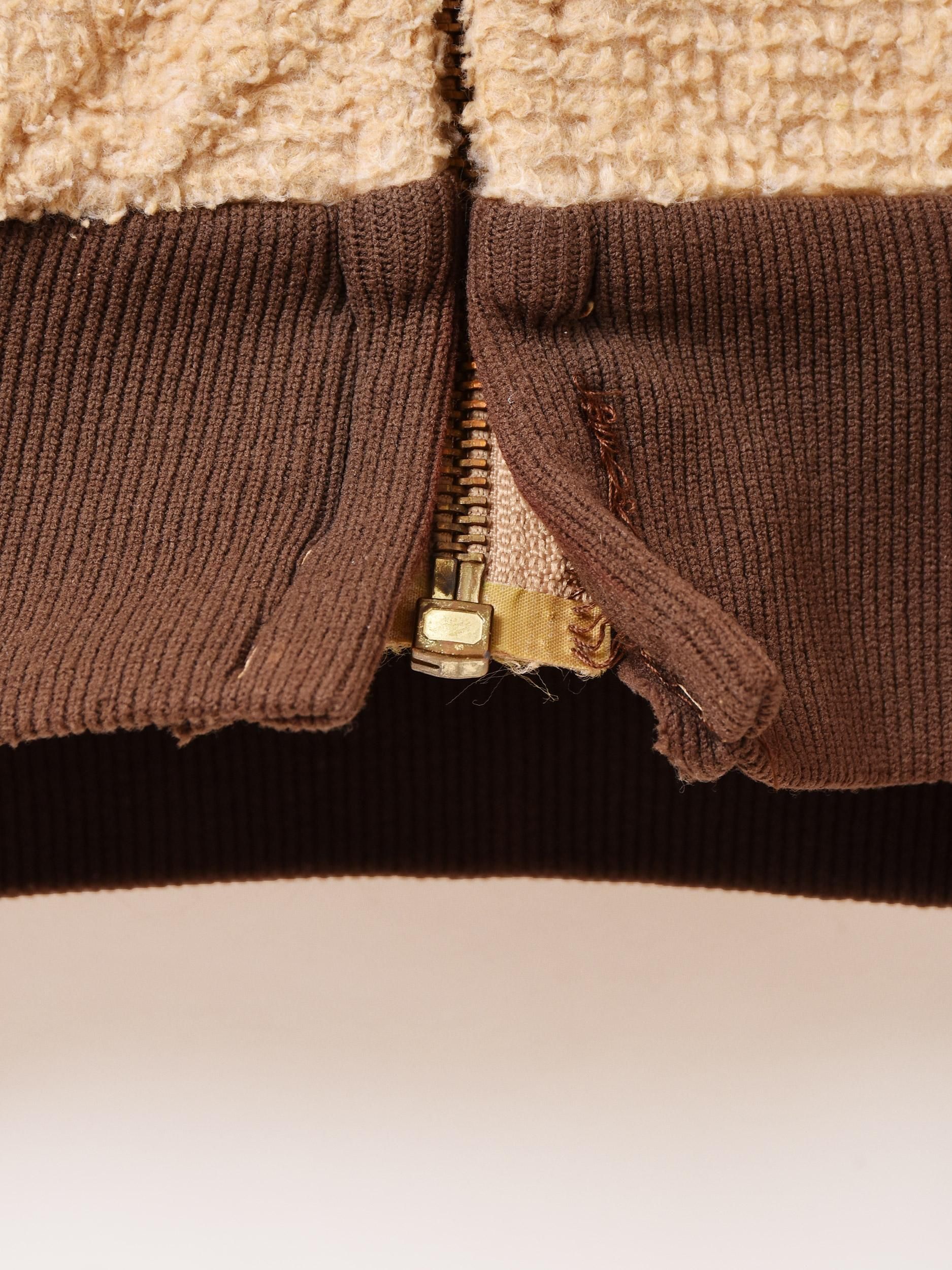 アメリカ製 ジップアップパーカー | パイル地 - 古着屋