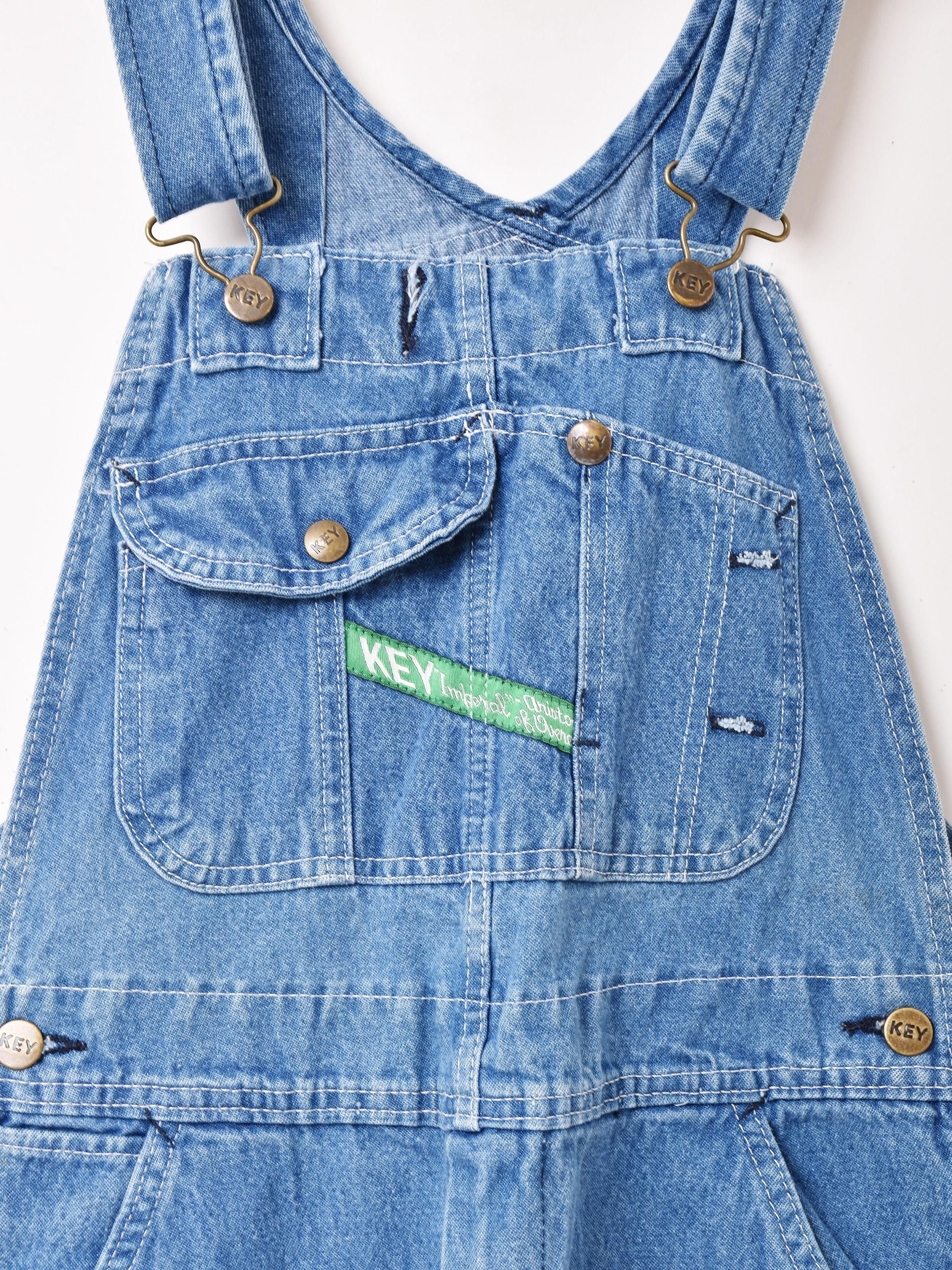 overalls KEYオーバーオール | サックスブルー - 古着屋グレープフルーツ ムーン(Grapefruitmoon)Onlineshop