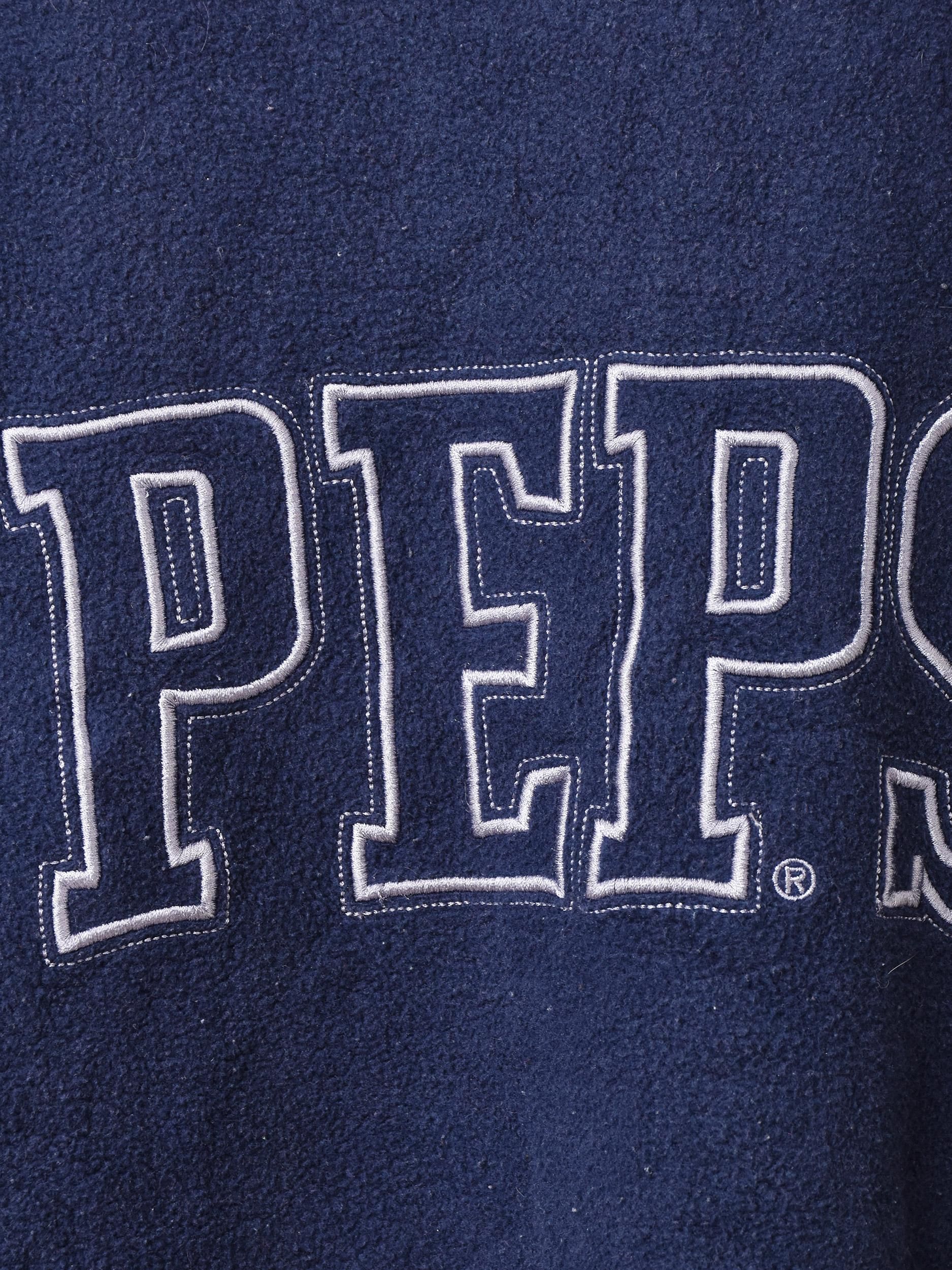 PEPSI ロゴ刺繍 スウェットシャツ | おしゃれなデザイン - 古着 PEPSI ロゴ刺繍 スウェットシャツ | おしゃれなデザイン - 古着
