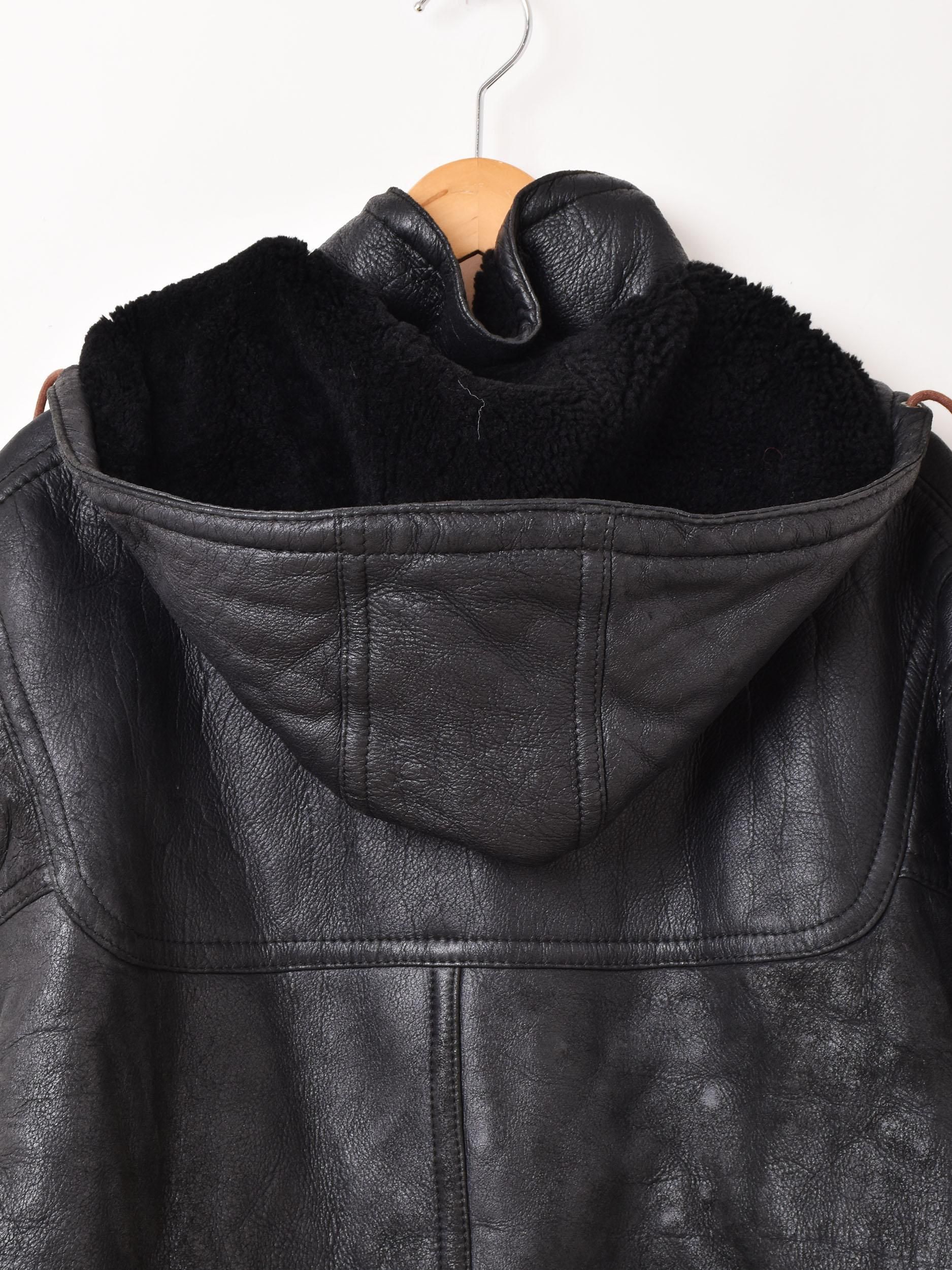 ブラックムートンコート | Shearing - 古着屋グレープフルーツ ムーン