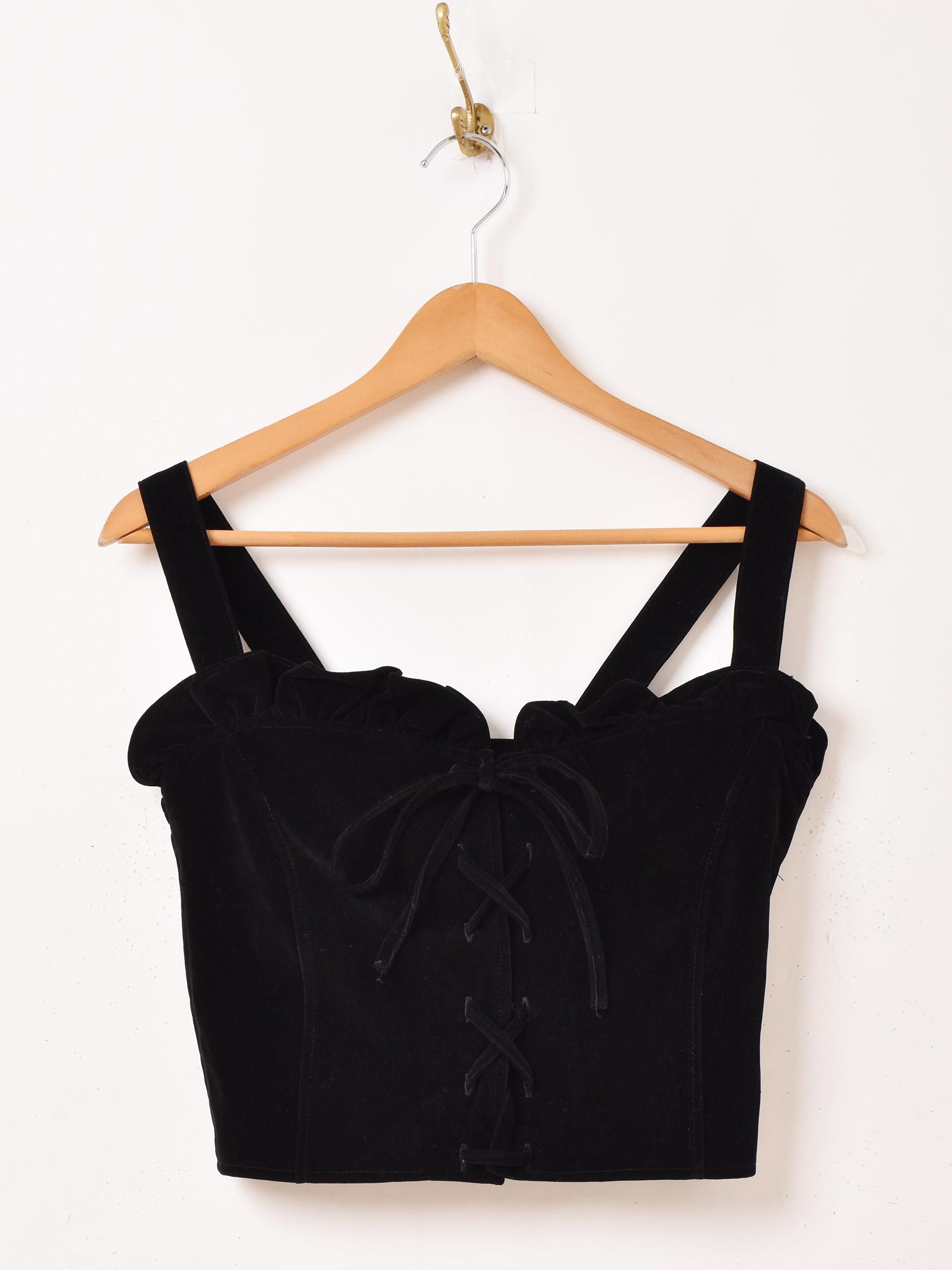 Meridian レースアップビスチェ | 上品キャメル - 古着屋