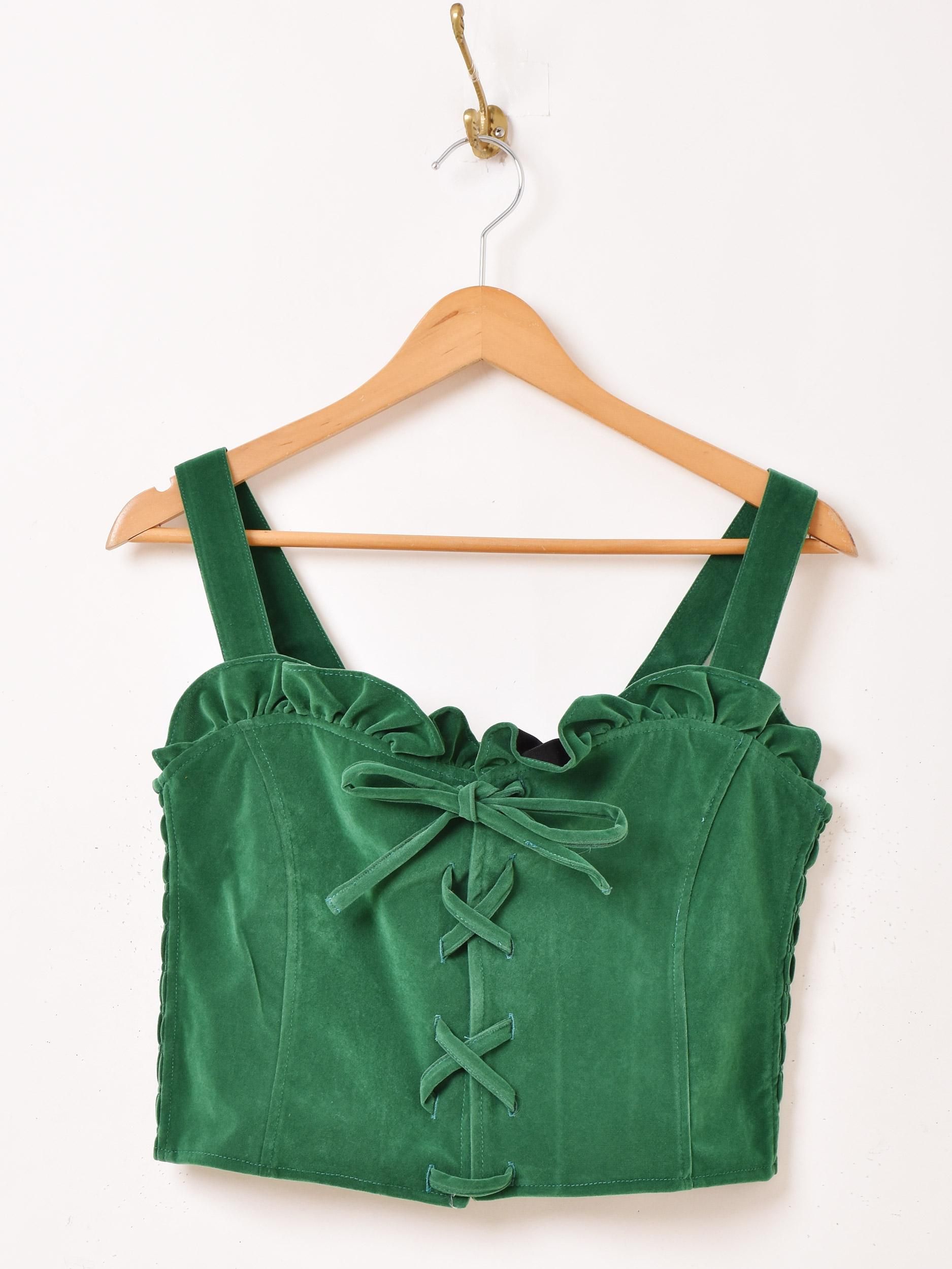 Meridian レースアップビスチェ | 上品キャメル - 古着屋