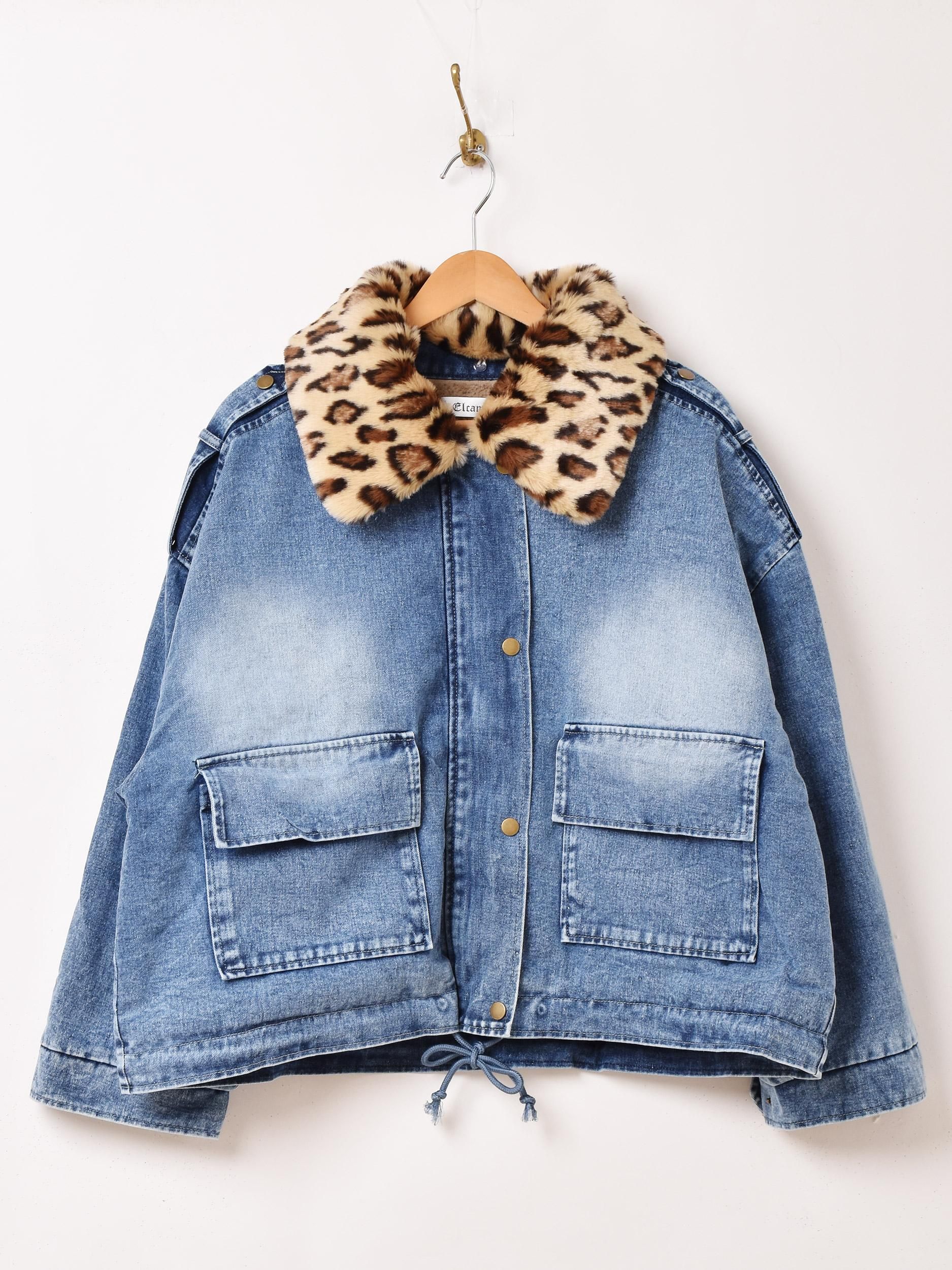ファーデニムジャケット | select shop Lica.