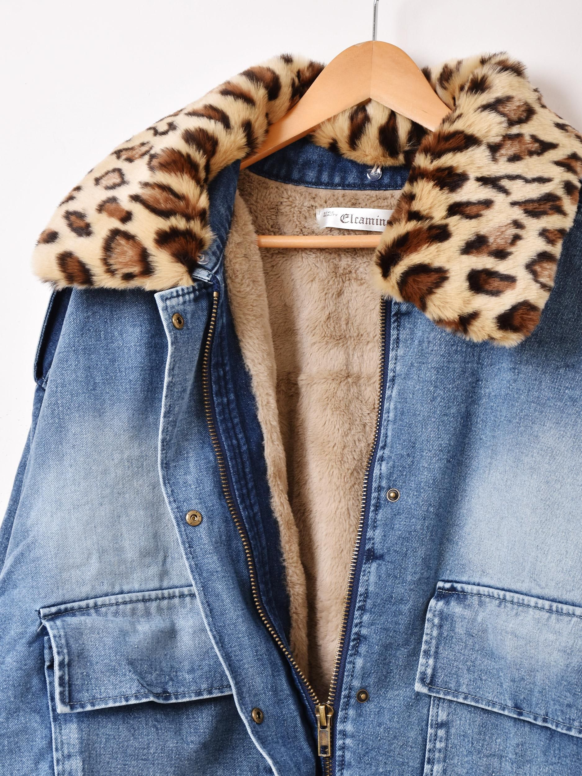ファーデニムジャケット | select shop Lica.