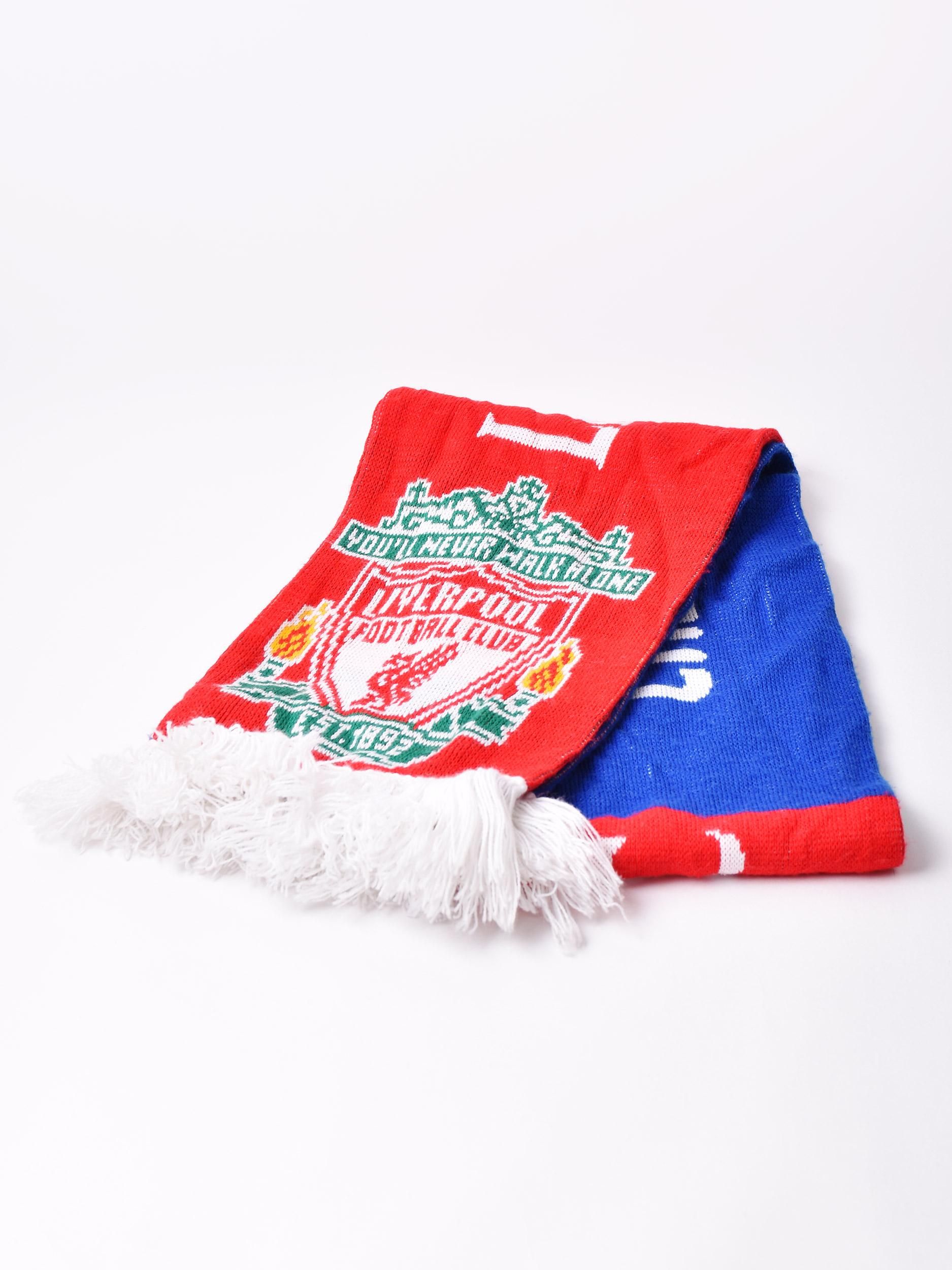 公式　LIVERPOOL リヴァプールFC サッカー　マフラー　リバプール Amazon.co.jp: リバプール FC 公式 LFC レッド クレスト