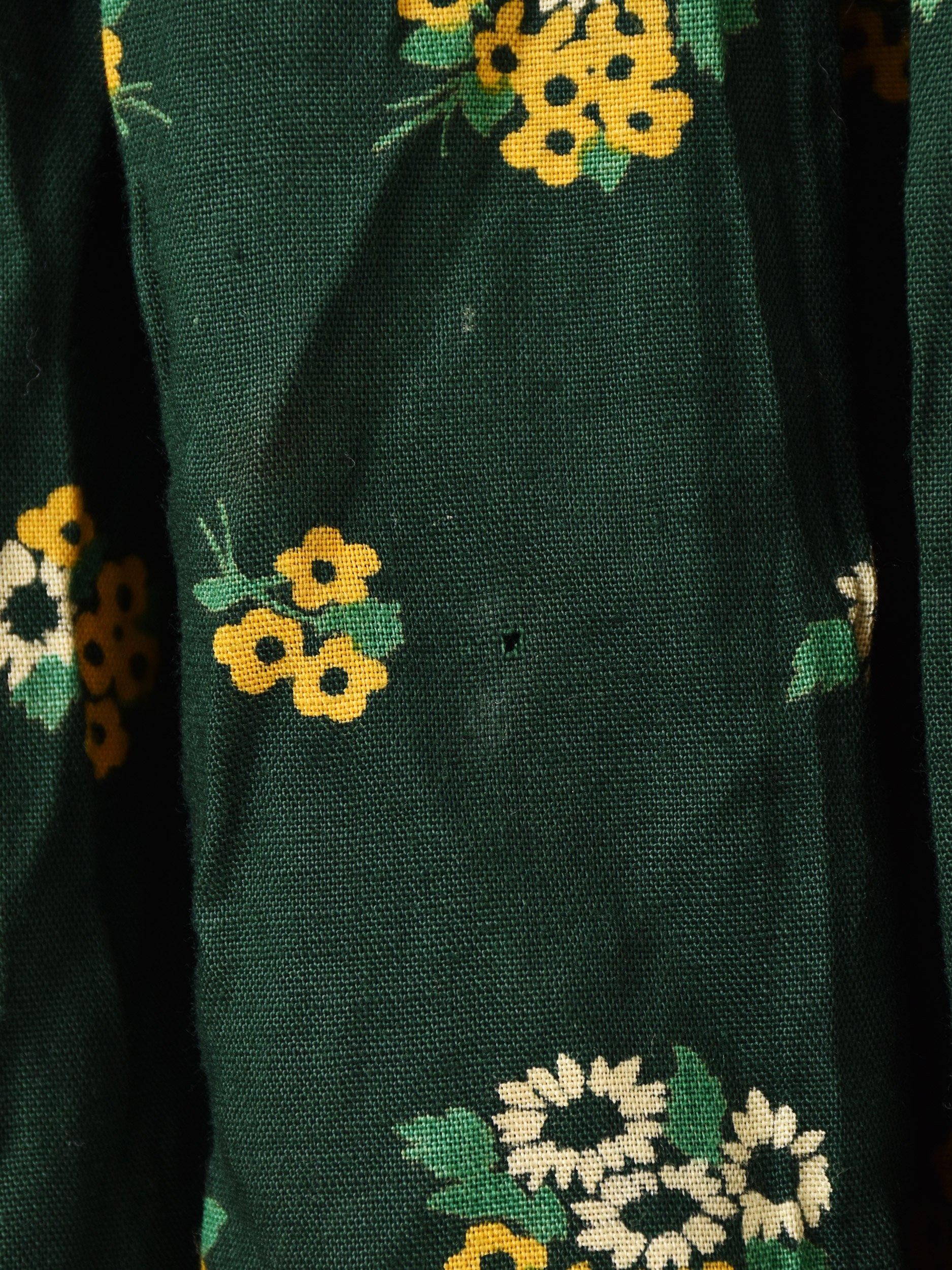 アフガニスタン刺繍ワンピース | 長袖グリーン - 古着屋
