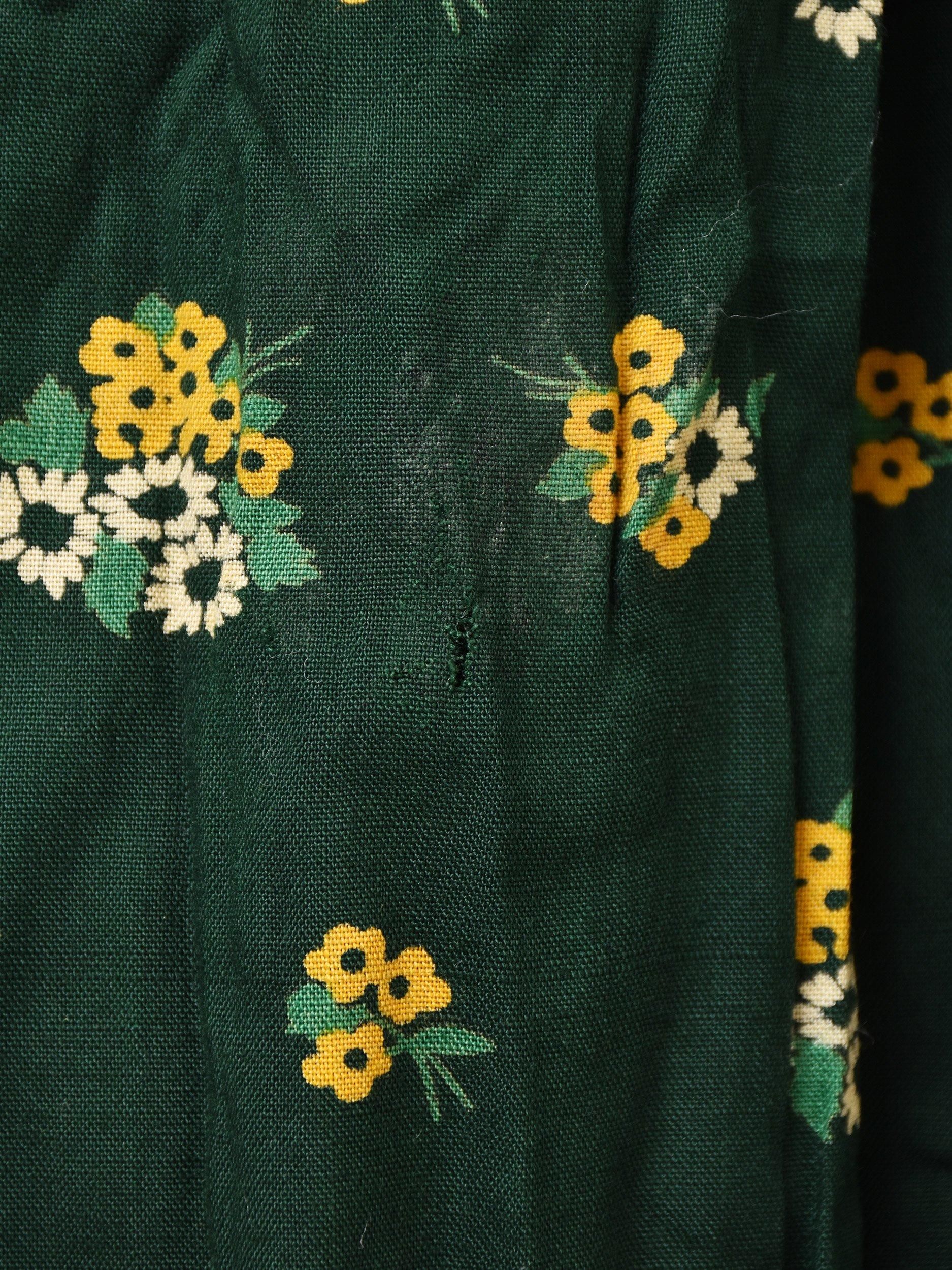 ヴィンテージアフガン刺繍入りワンピース レディース] 1970s ヴィンテージ アフガンドレス 刺繍 ワンピース