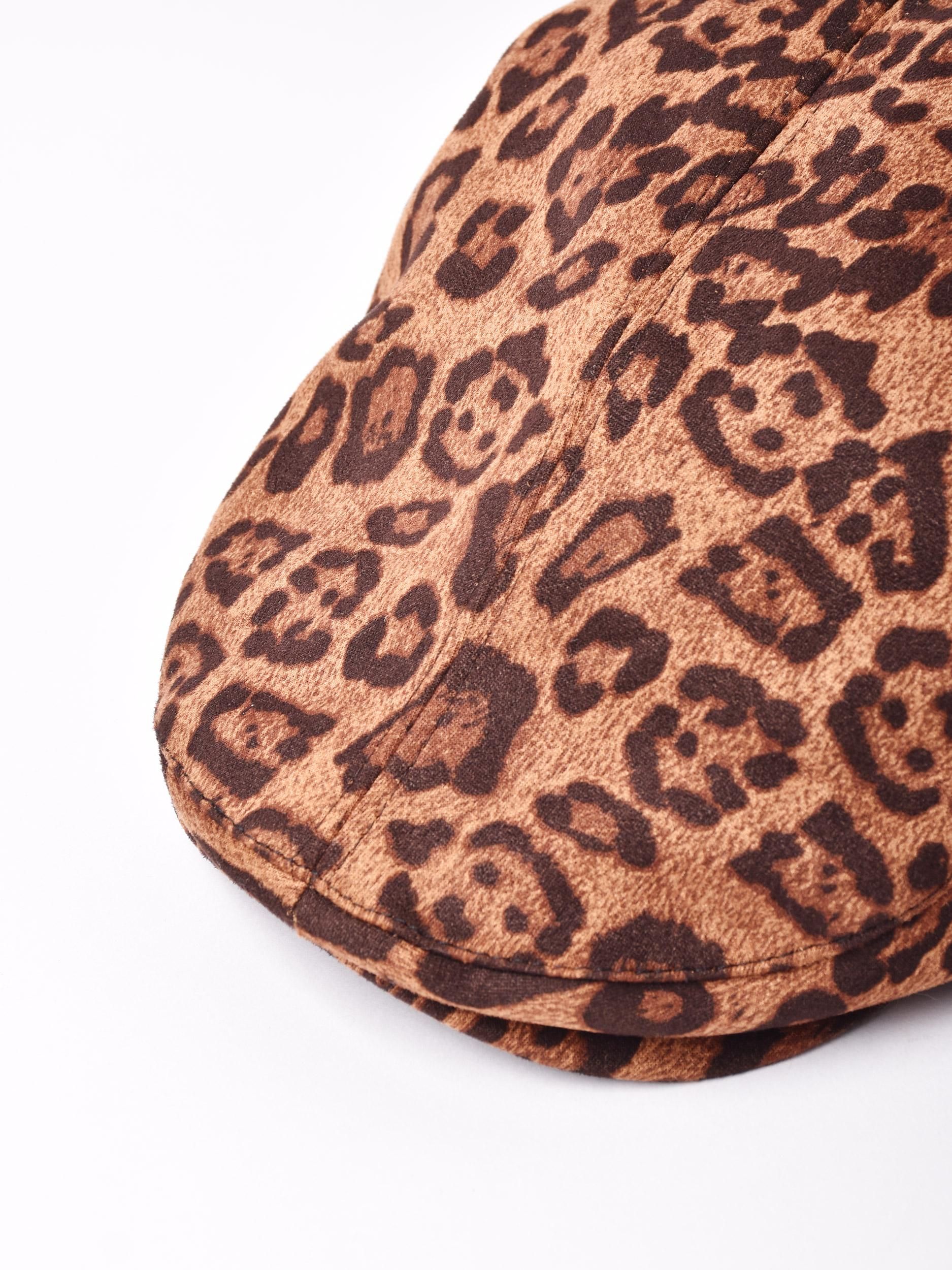 ハンチング帽　レオパード ハンチング帽 帽子 レオパード Y2K 平成ギャル フェアリー