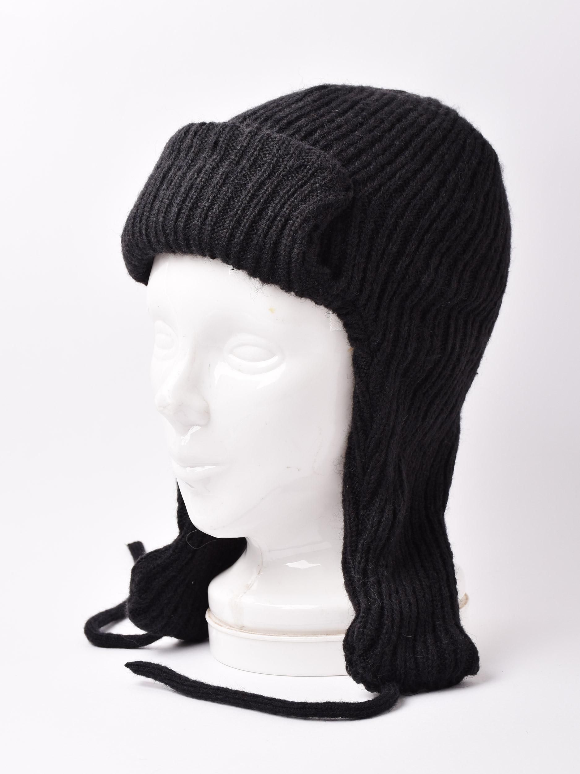 イヤーマフ ニットキャップ | ブラック・3色展開 - 古着屋