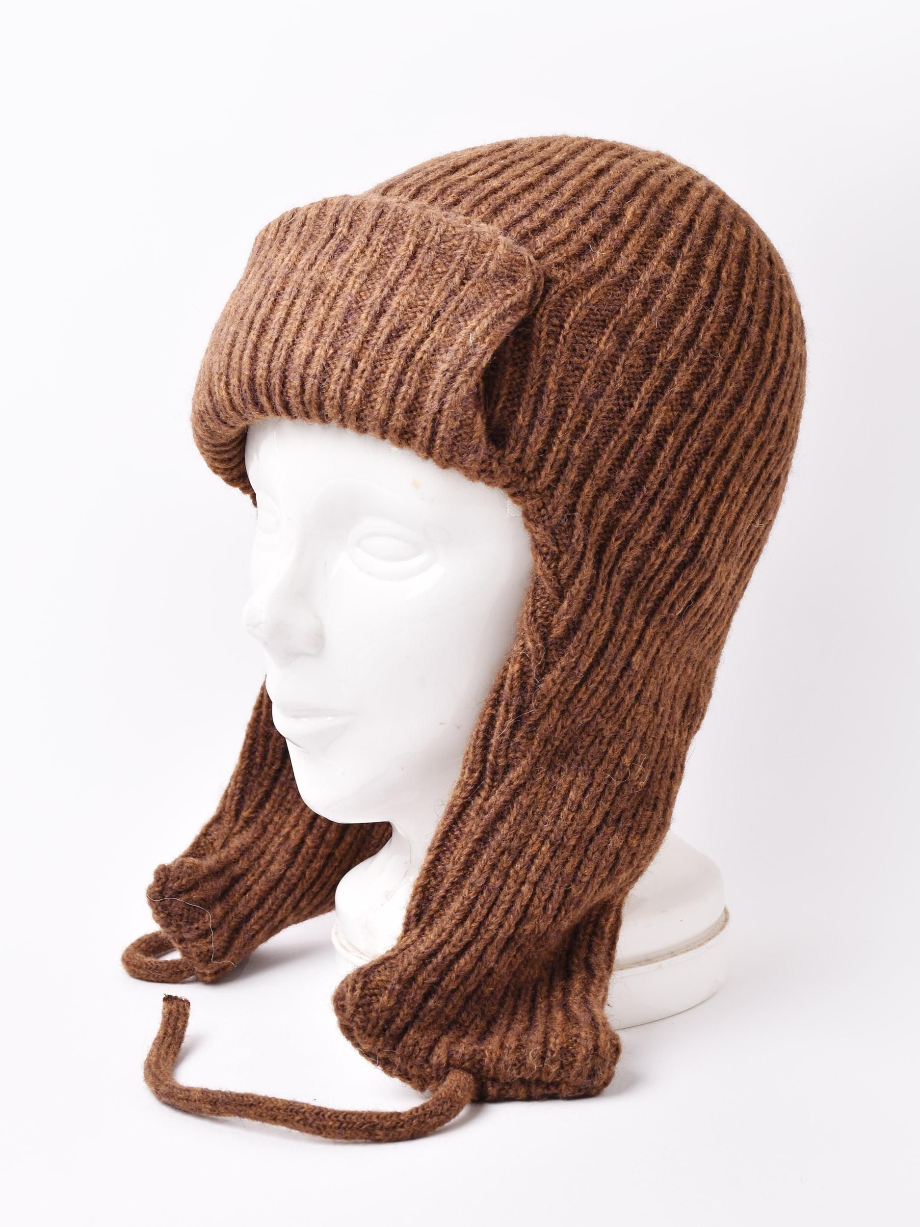 イヤーマフ ニットキャップ | ブラック・3色展開 - 古着屋