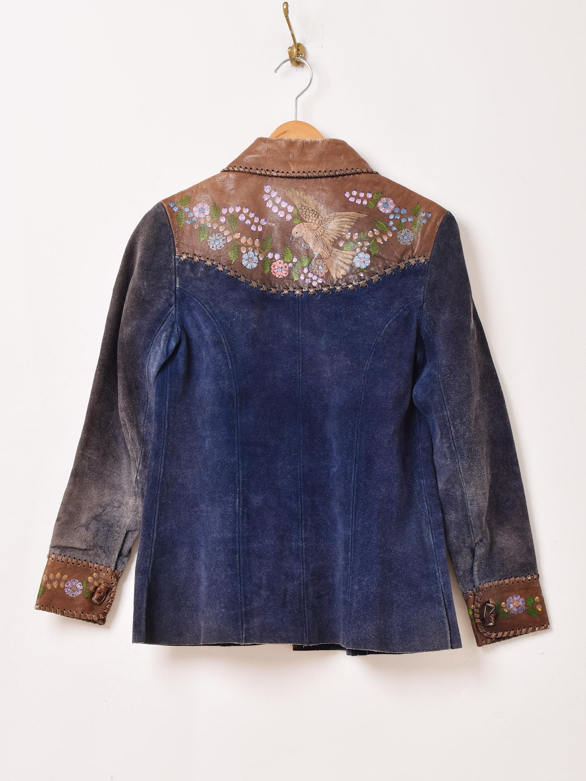 メキシコ製 70's ハンドペイント レザージャケット