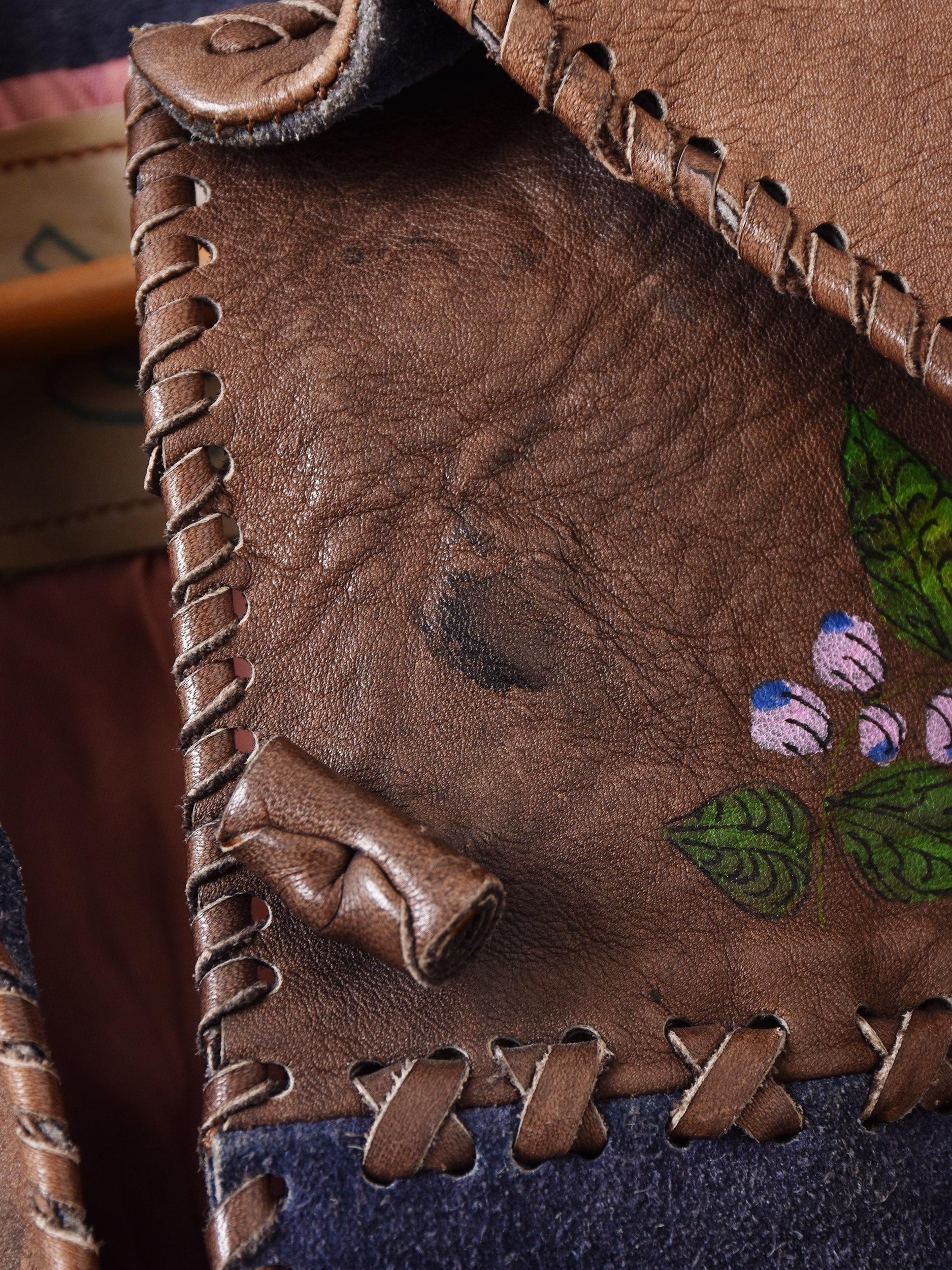 メキシコ製 70's ハンドペイント レザージャケット | ヴィンテージ