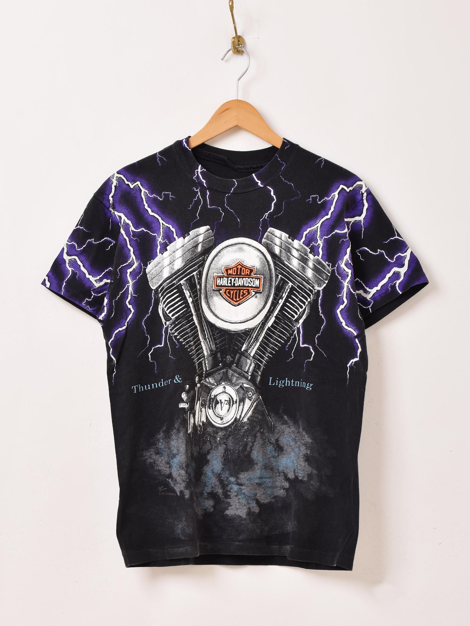 90's Harley Tシャツ | Thunder & Lightning - 古着屋 90's Harley Tシャツ | Thunder & Lightning - 古着屋