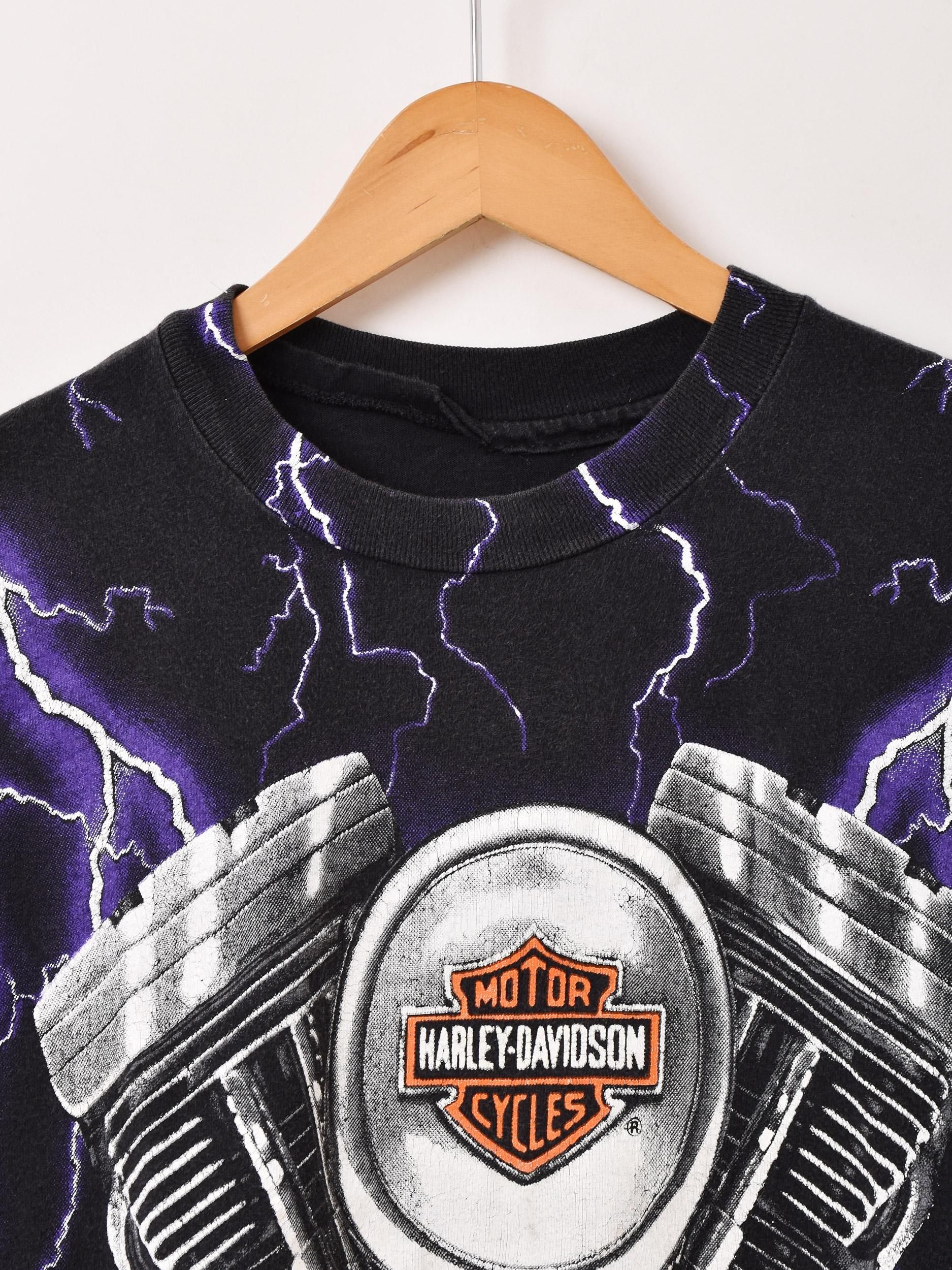 90's Harley Tシャツ | Thunder & Lightning - 古着屋 90's Harley Tシャツ | Thunder & Lightning - 古着屋