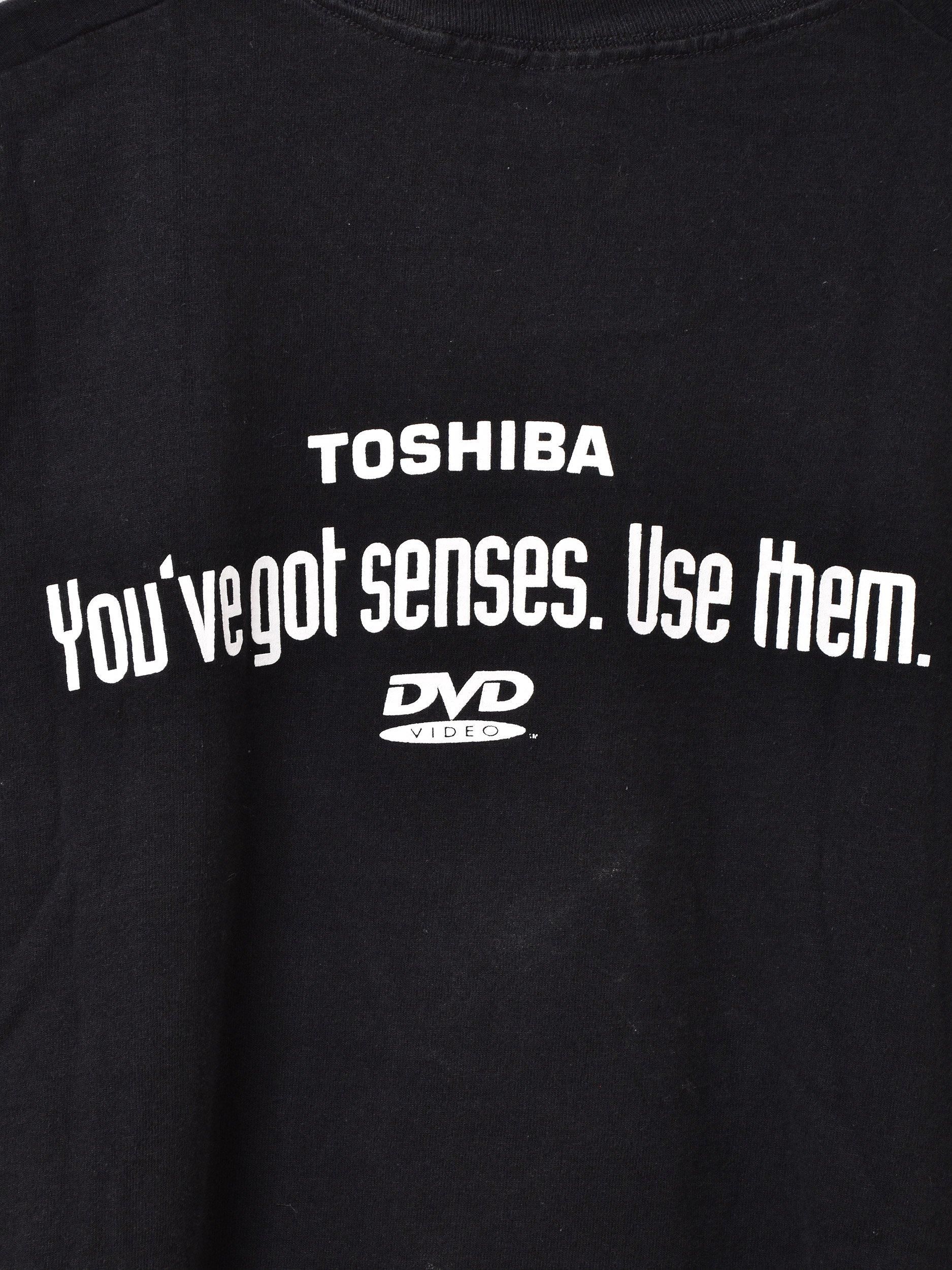 90's TOSHIBA DVD T-shirt | ヴィンテージ - 古着屋 90's TOSHIBA DVD T-shirt | ヴィンテージ - 古着屋