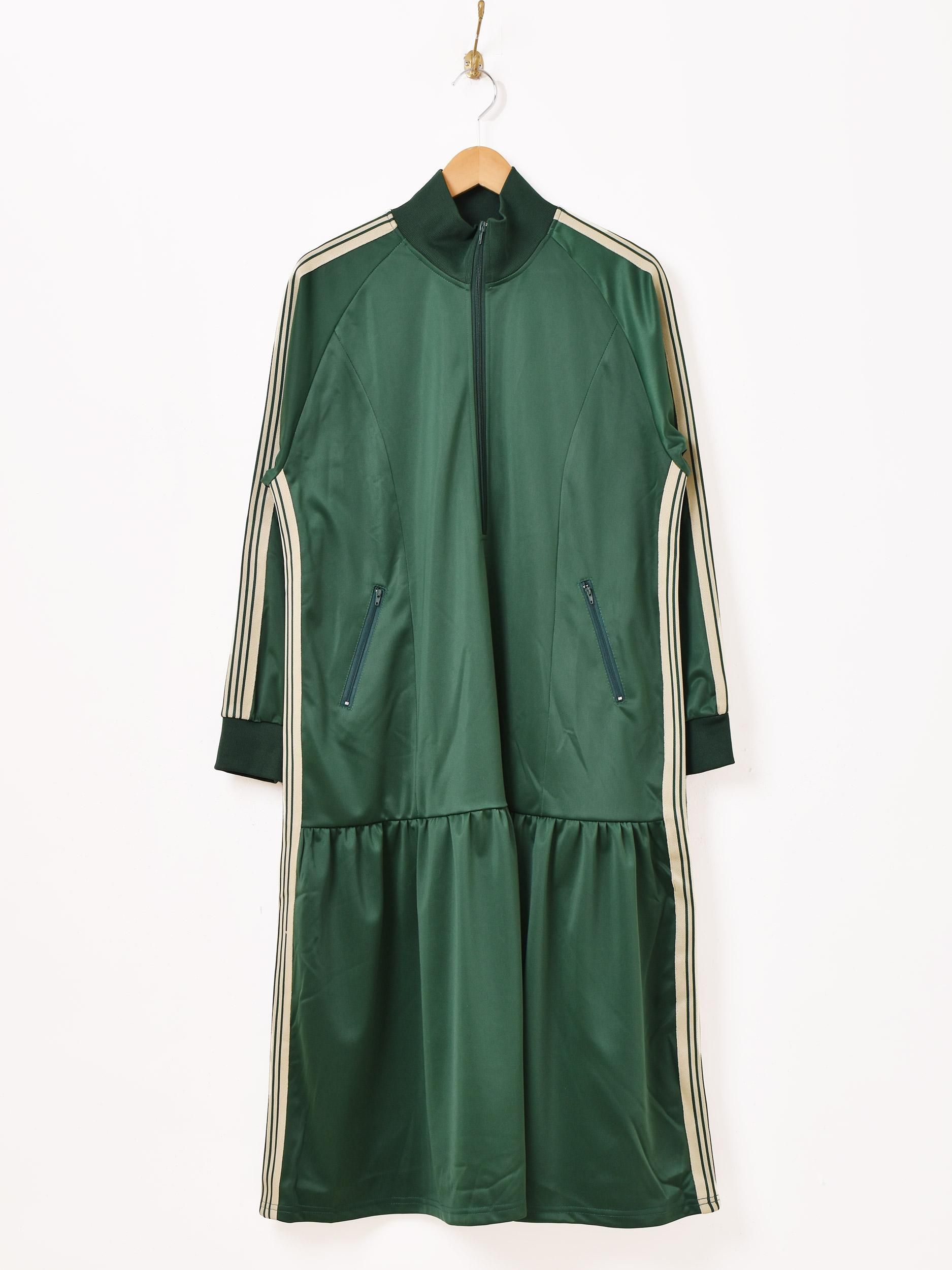 トラックジャケットワンピース | グリーン | 3色展開 - 古着屋 トラックジャケットワンピース | グリーン | 3色展開 - 古着屋