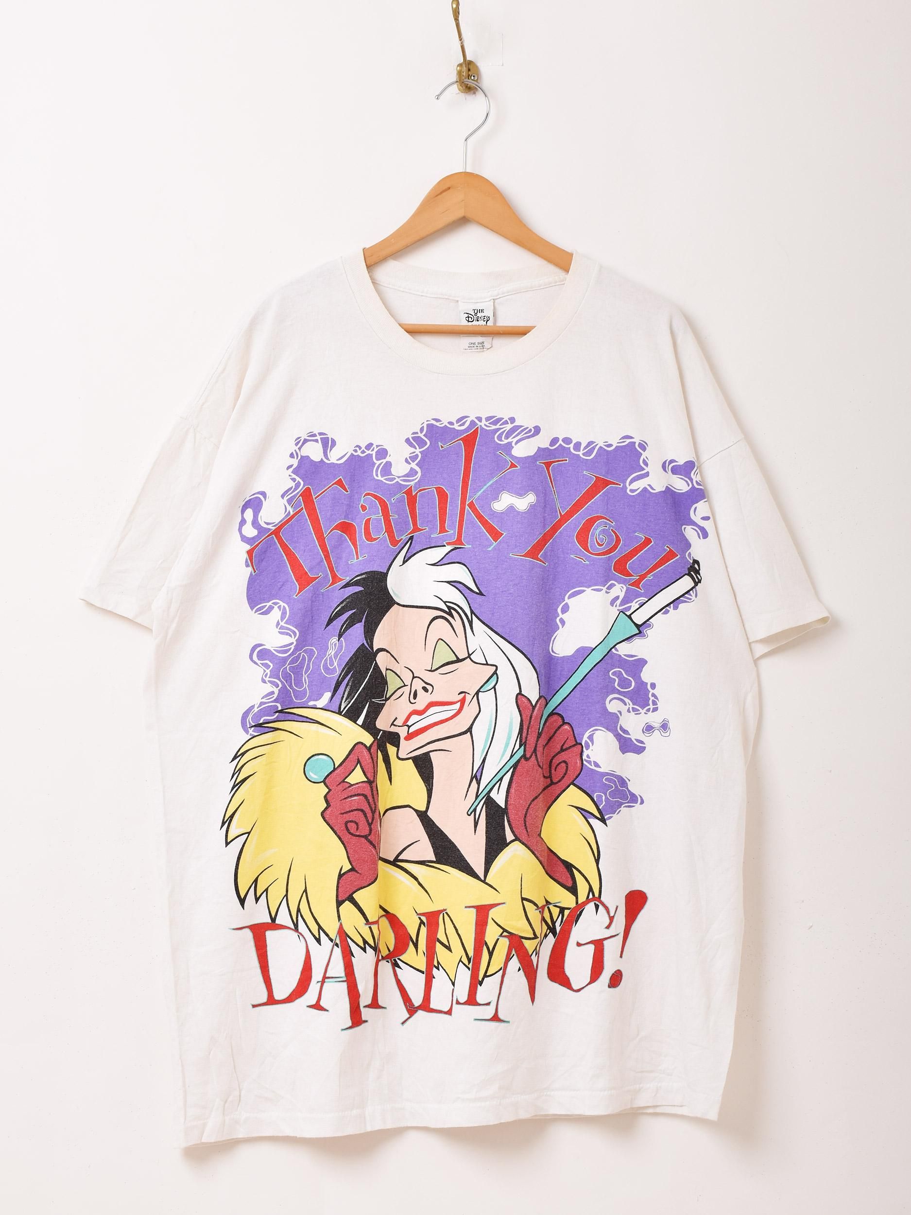 90's Disney クルエラ Tシャツ | ヴィンテージ - 古着屋