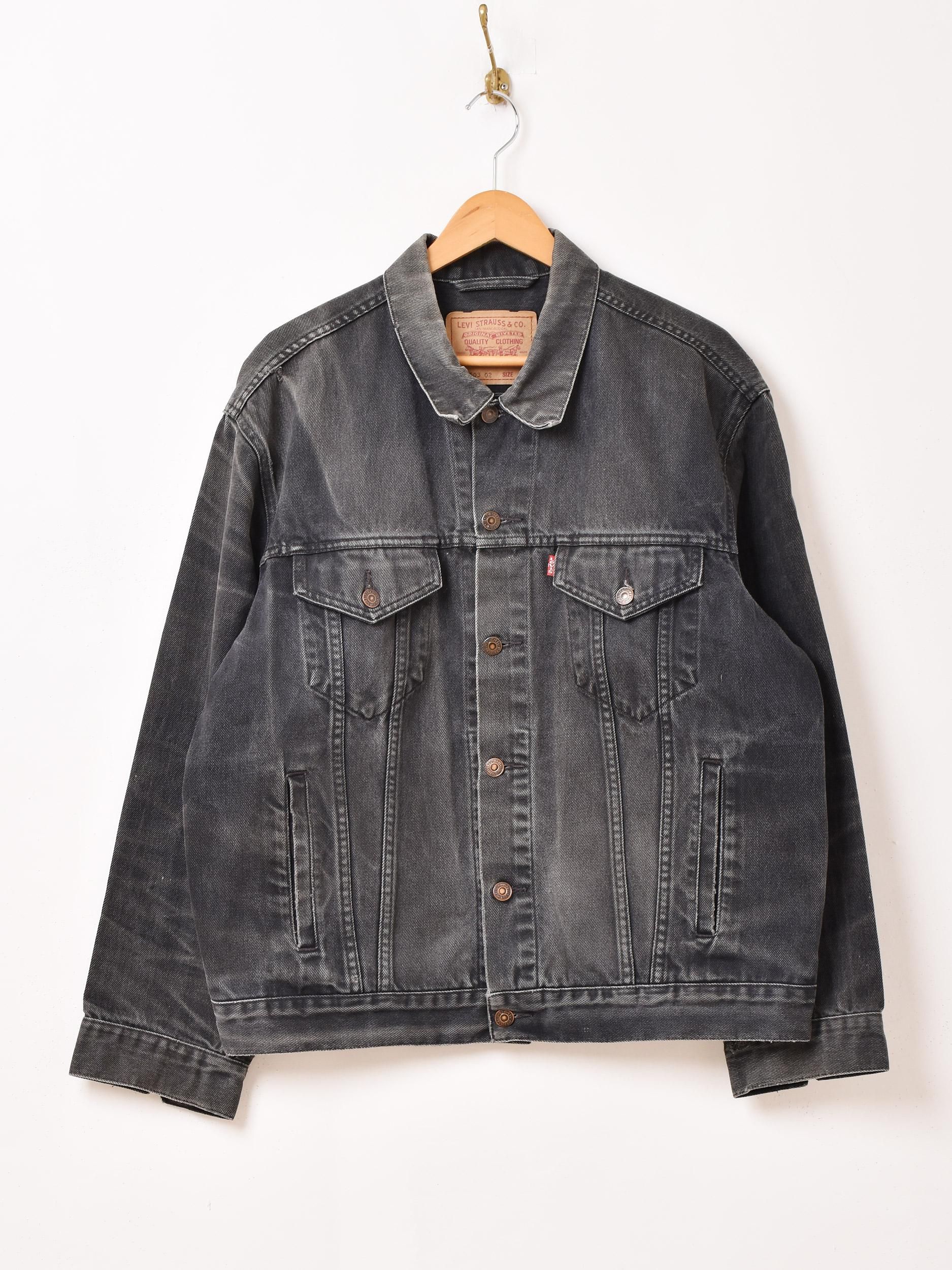 Euro Levi's 70503 | ブラックデニムジャケット - 古着屋 Euro Levi's 70503 | ブラックデニムジャケット - 古着屋
