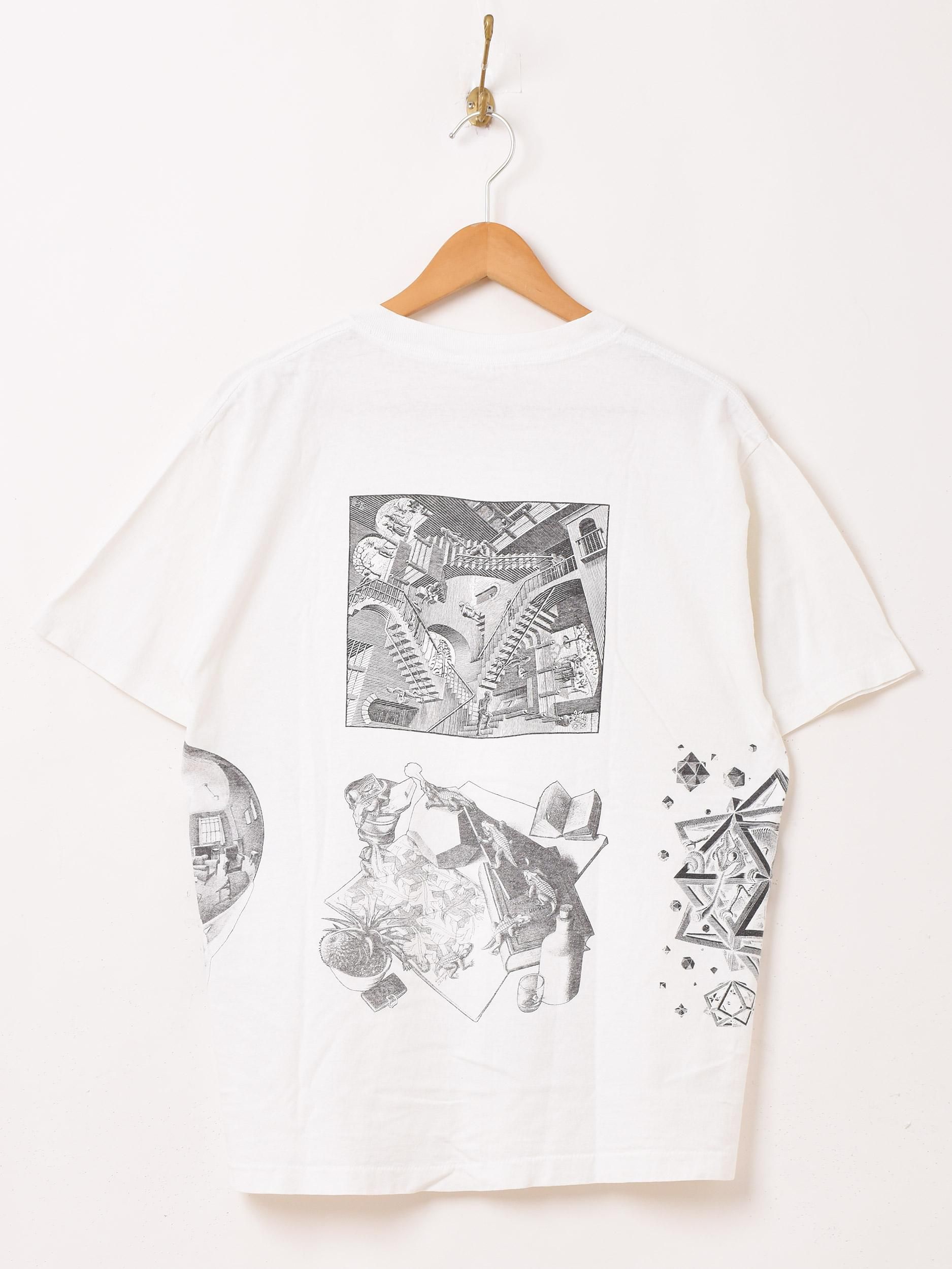 90's アメリカ製 | M.C.Escher Tシャツ - 古着屋グレープフルーツ