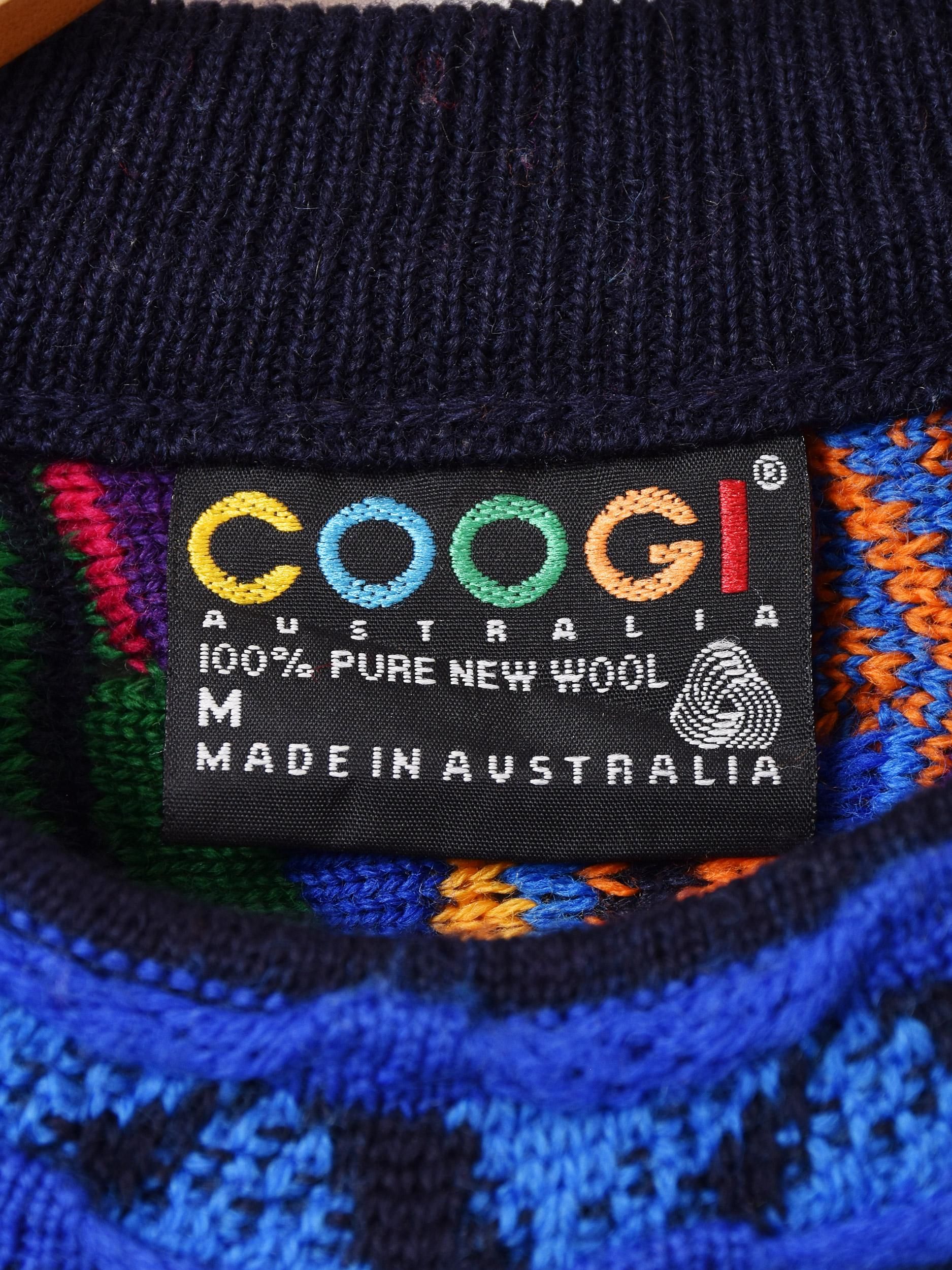 90's COOGI 3Dニットセーター | オーストラリア製 - 古着屋 90's COOGI 3Dニットセーター | オーストラリア製 - 古着屋