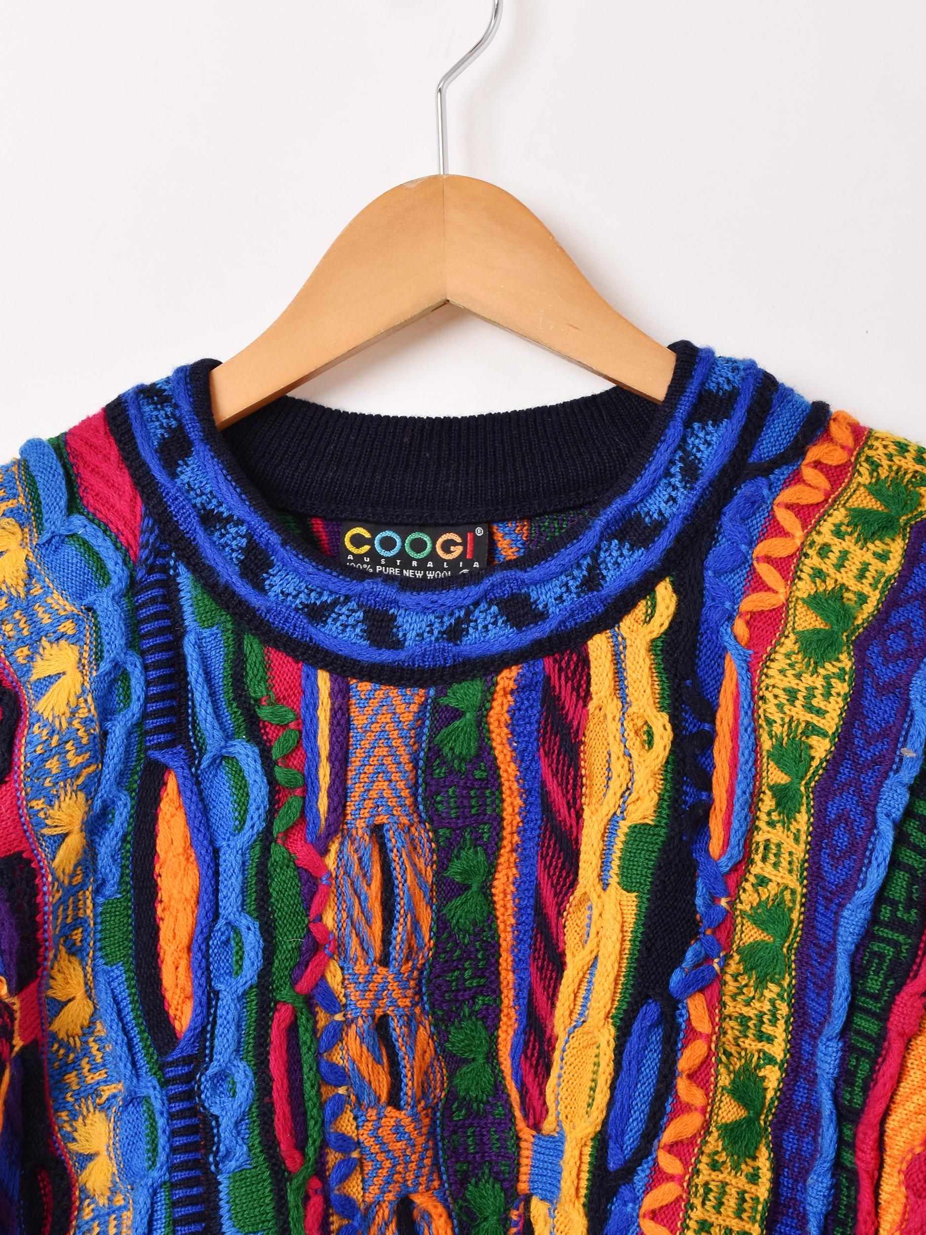 90's COOGI 3Dニットセーター | オーストラリア製 - 古着屋 90's COOGI 3Dニットセーター | オーストラリア製 - 古着屋