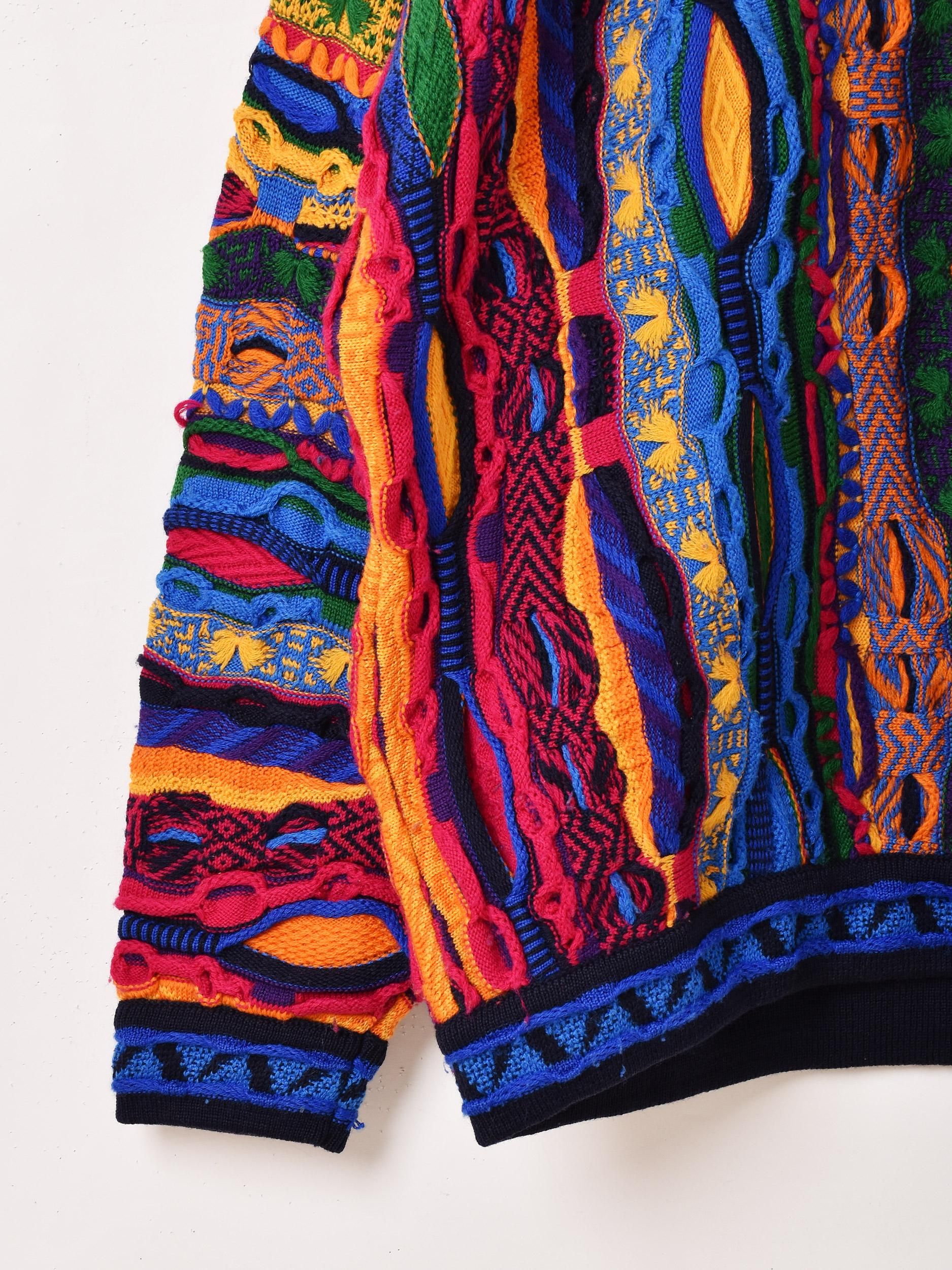 90's COOGI 3Dニットセーター | オーストラリア製 - 古着屋 90's COOGI 3Dニットセーター | オーストラリア製 - 古着屋