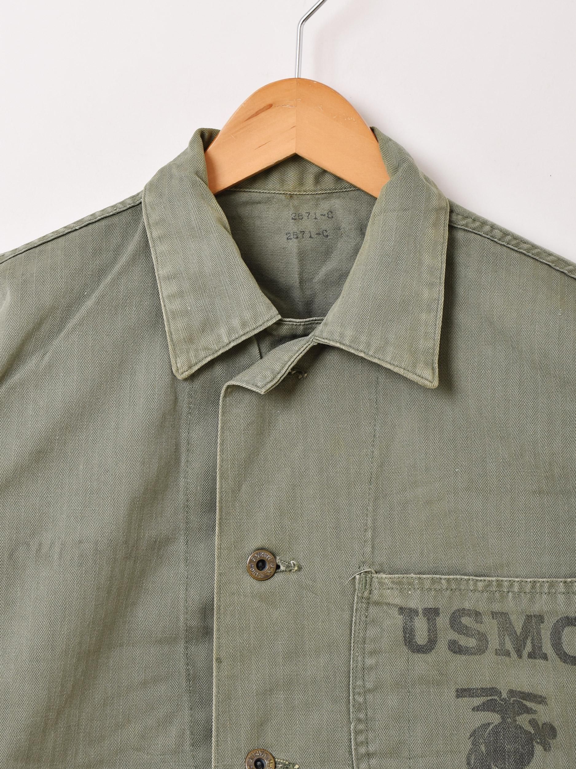 40's USMC P-47 HBT Jacket | ミリタリージャケット - 古着屋 40's USMC P-47 HBT Jacket | ミリタリージャケット - 古着屋