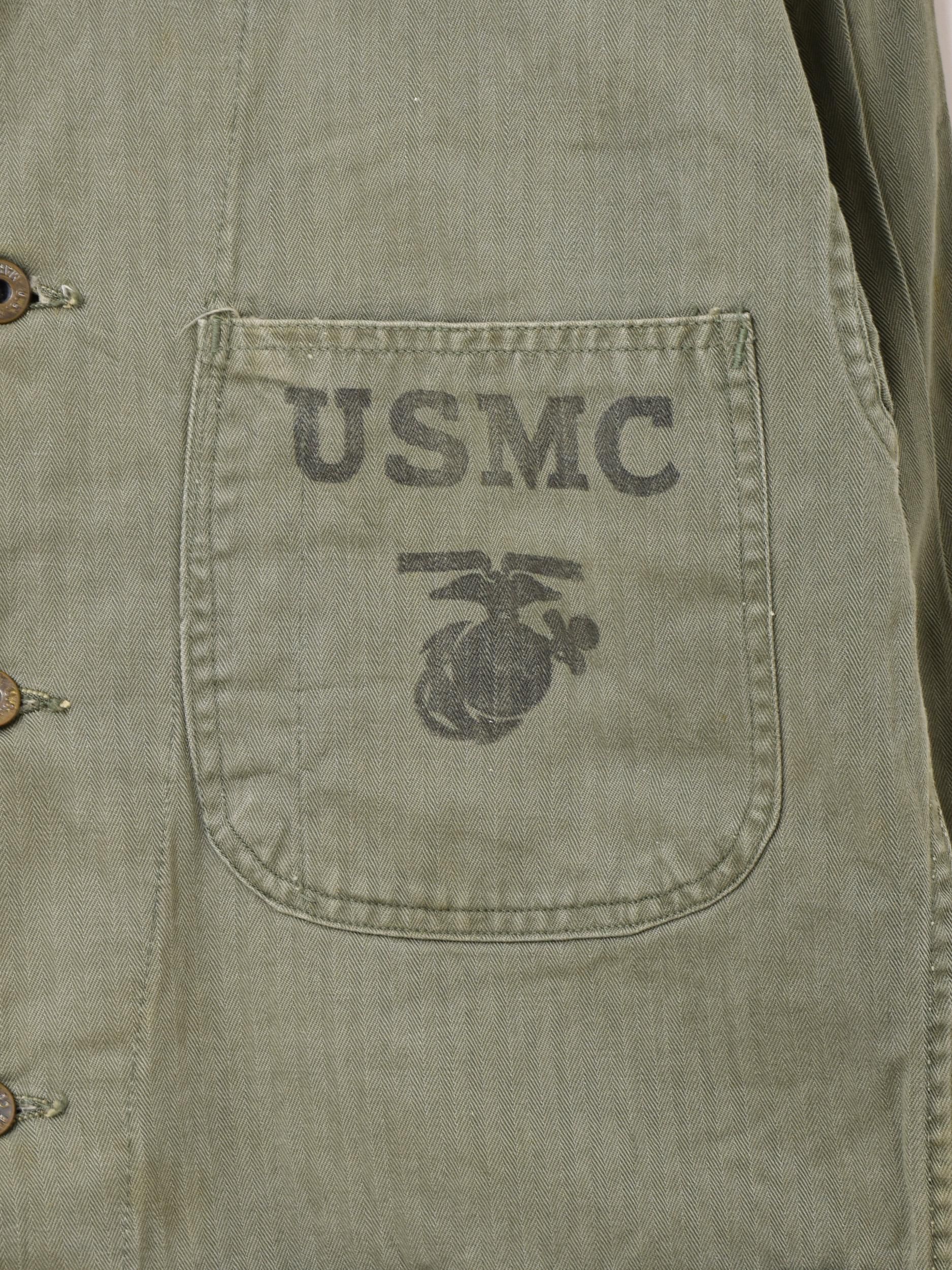 40's USMC P-47 HBT Jacket | ミリタリージャケット - 古着屋 40's USMC P-47 HBT Jacket | ミリタリージャケット - 古着屋