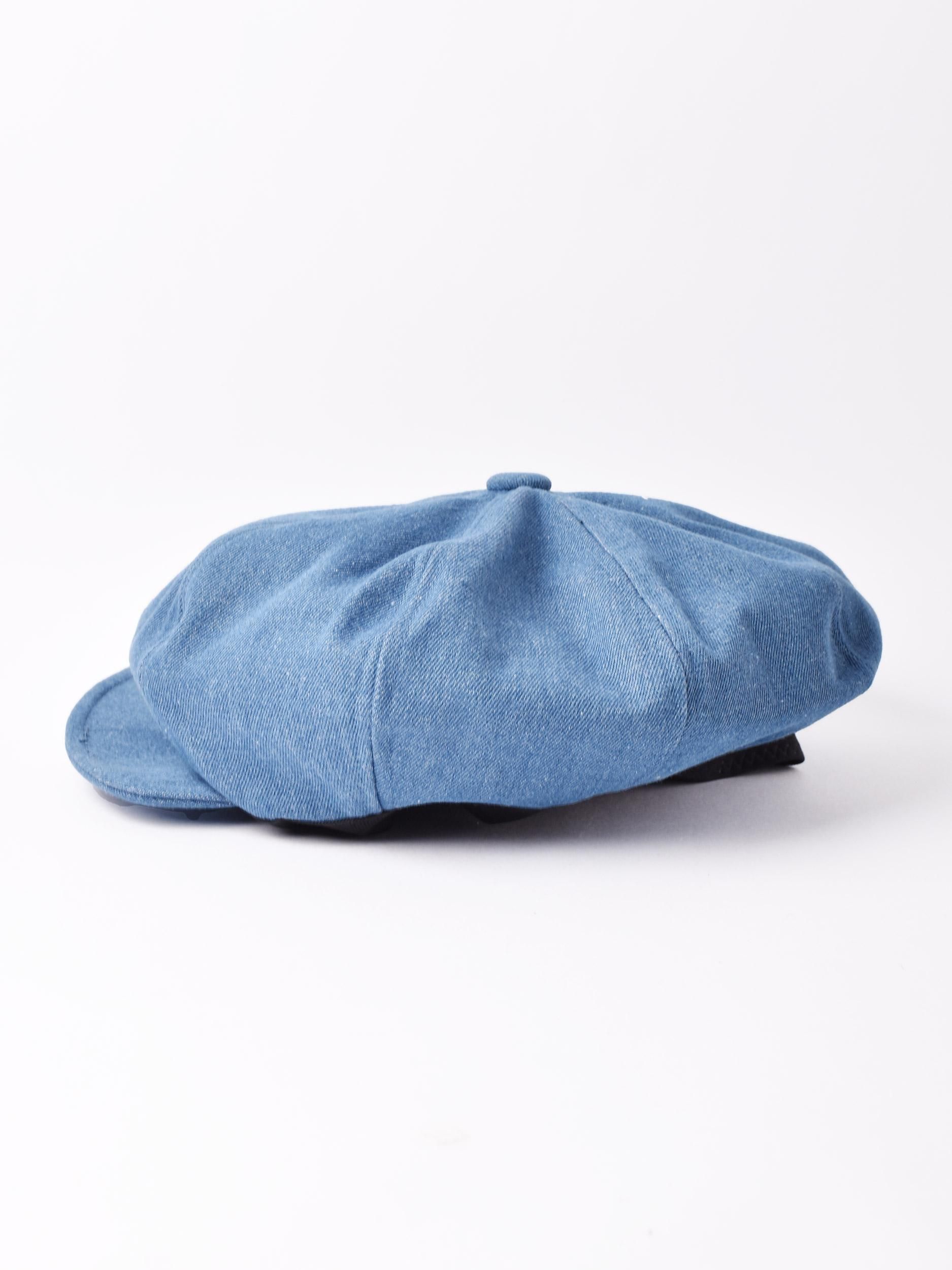 無地 キャスケット ブルー | シンプルデザイン - 古着屋