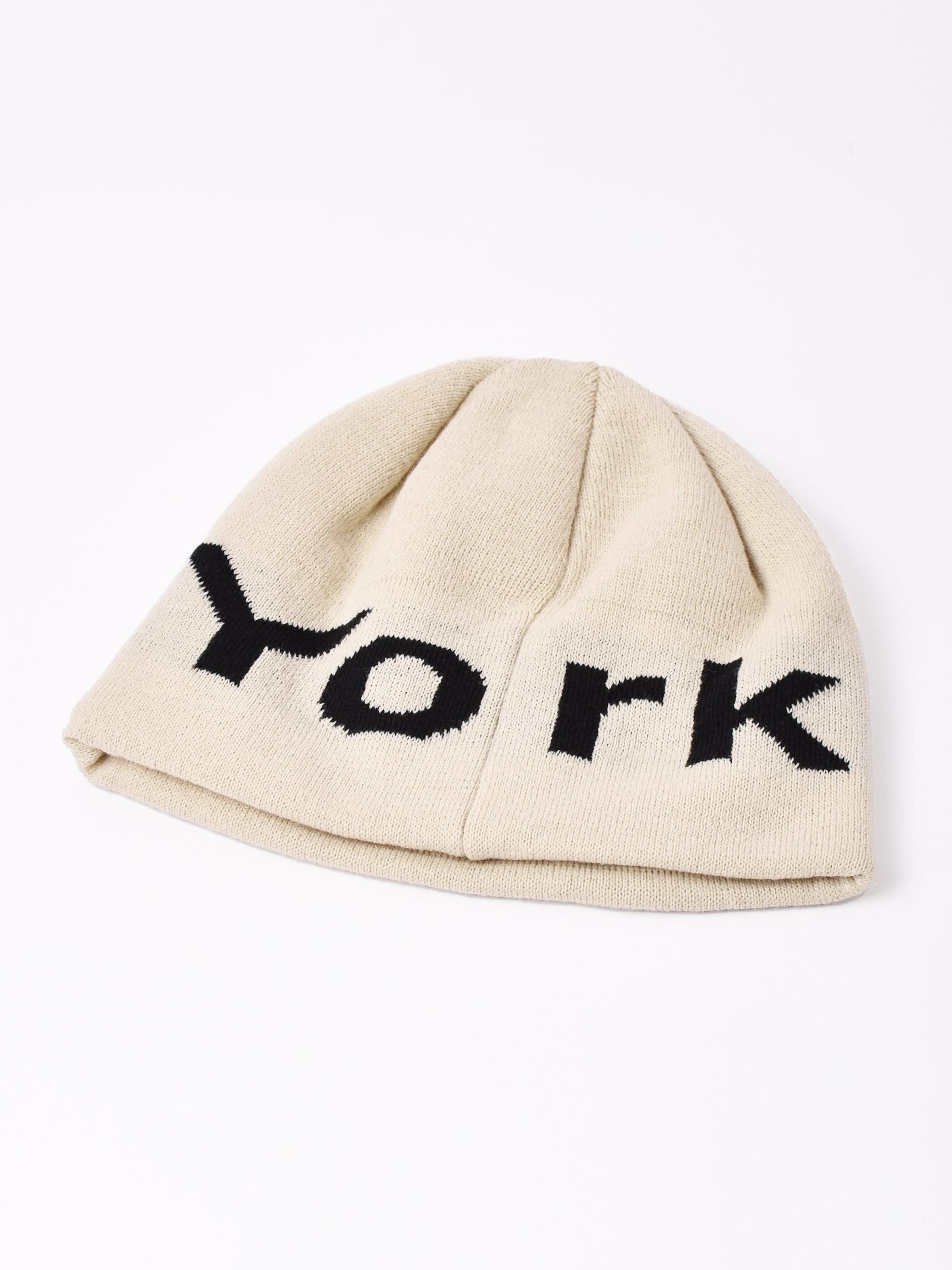 ロゴ入りニットキャップ|New York - 古着屋グレープフルーツ ロゴ入りニットキャップ|New York - 古着屋グレープフルーツ