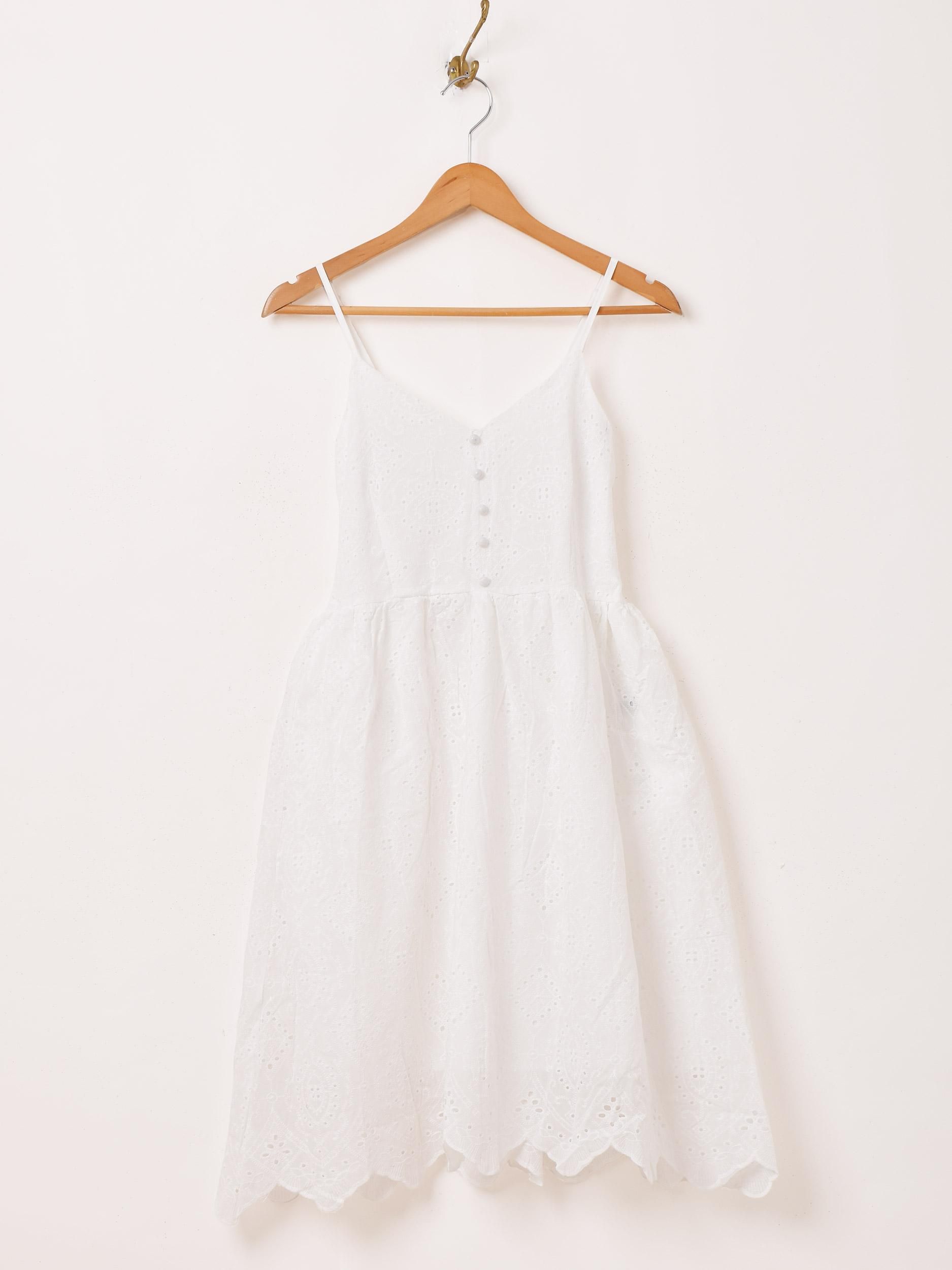 カットワークレースキャミワンピース マーキュリーデュオ MERCURYDUO カットワークレースキャミ