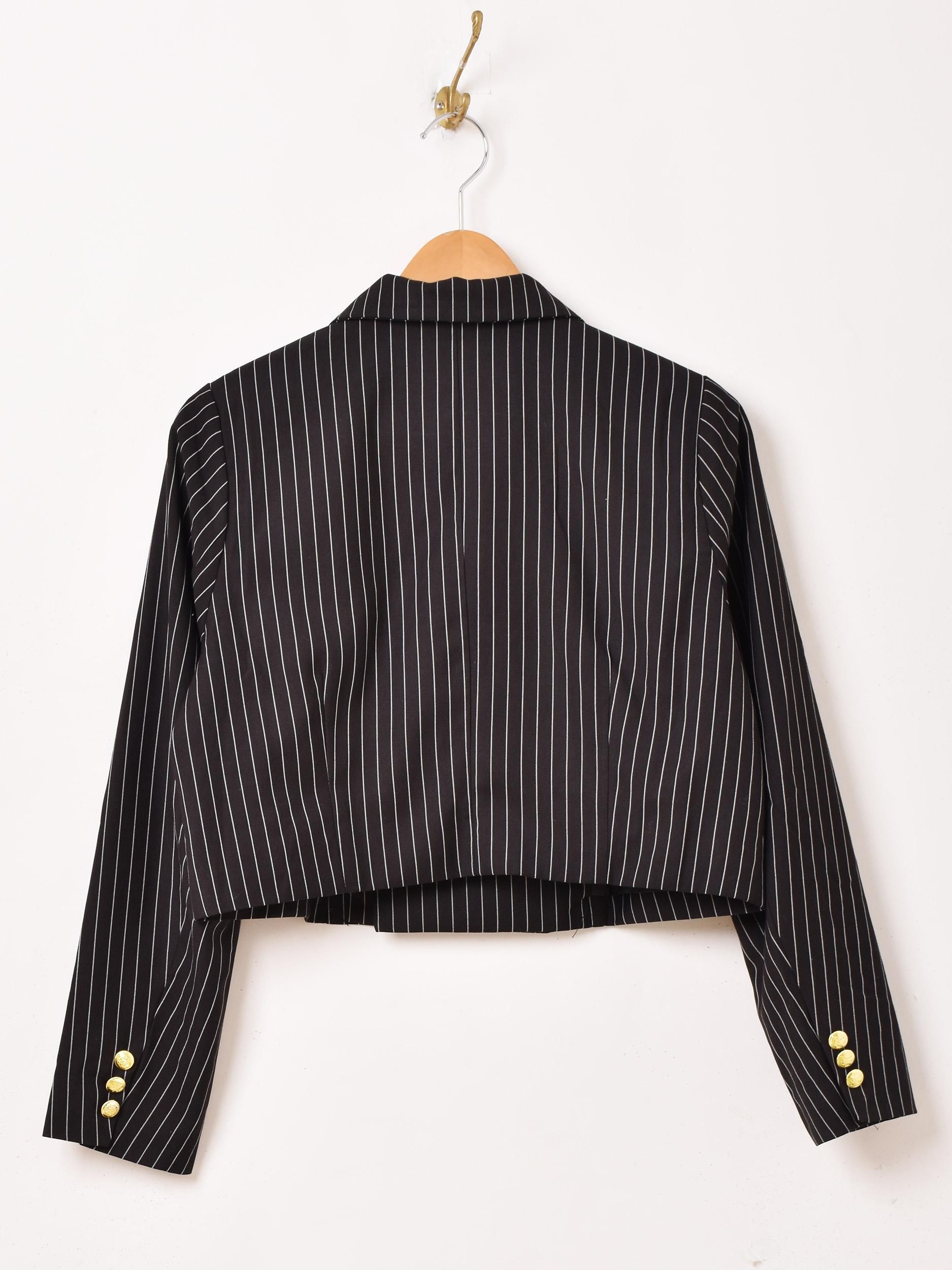 古着 Rowing Blazers ストライプ柄 ダブルブレスト ピークド