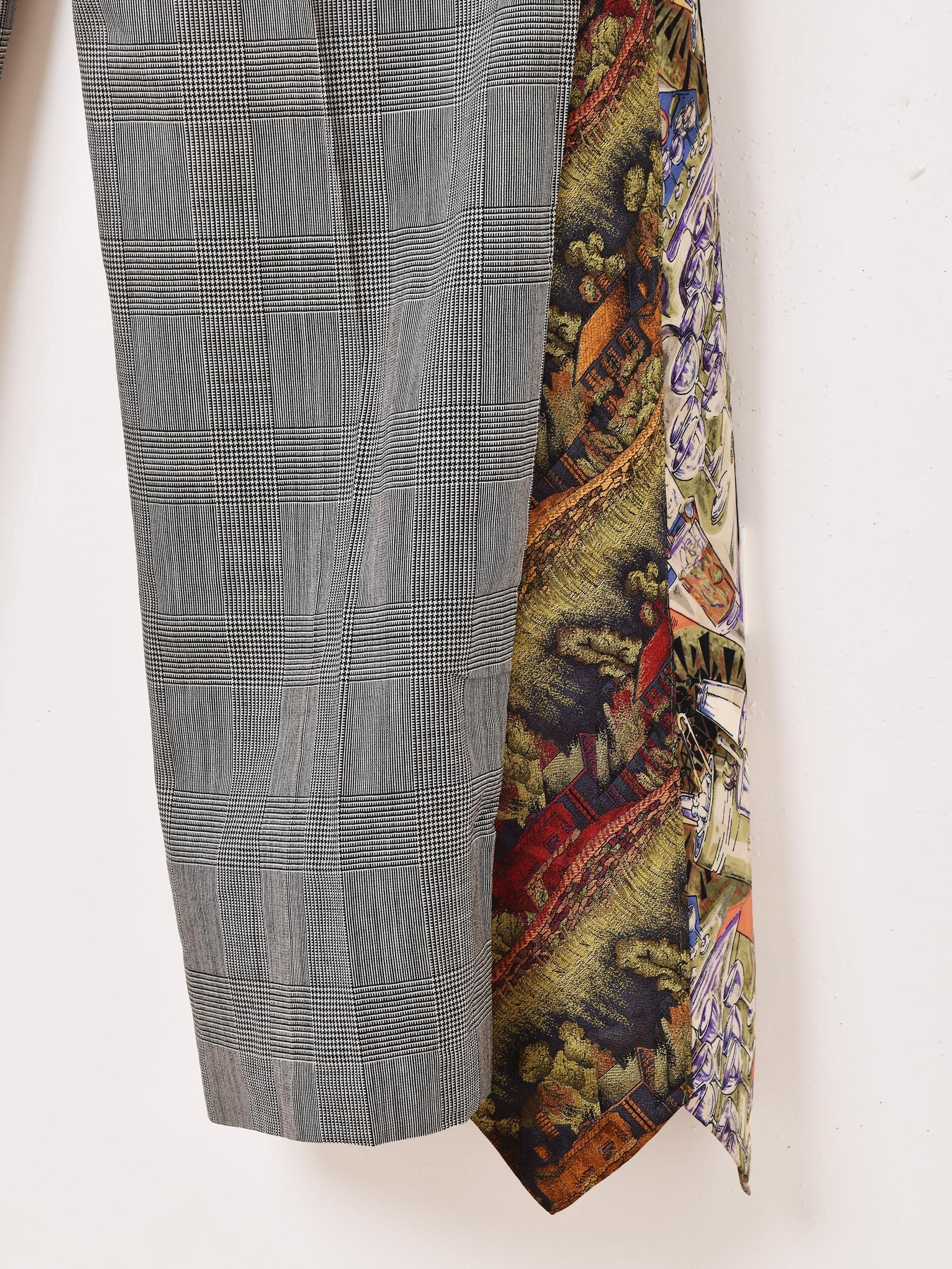 リメイク ドッキングネクタイ フレアパンツ W30 - 古着屋