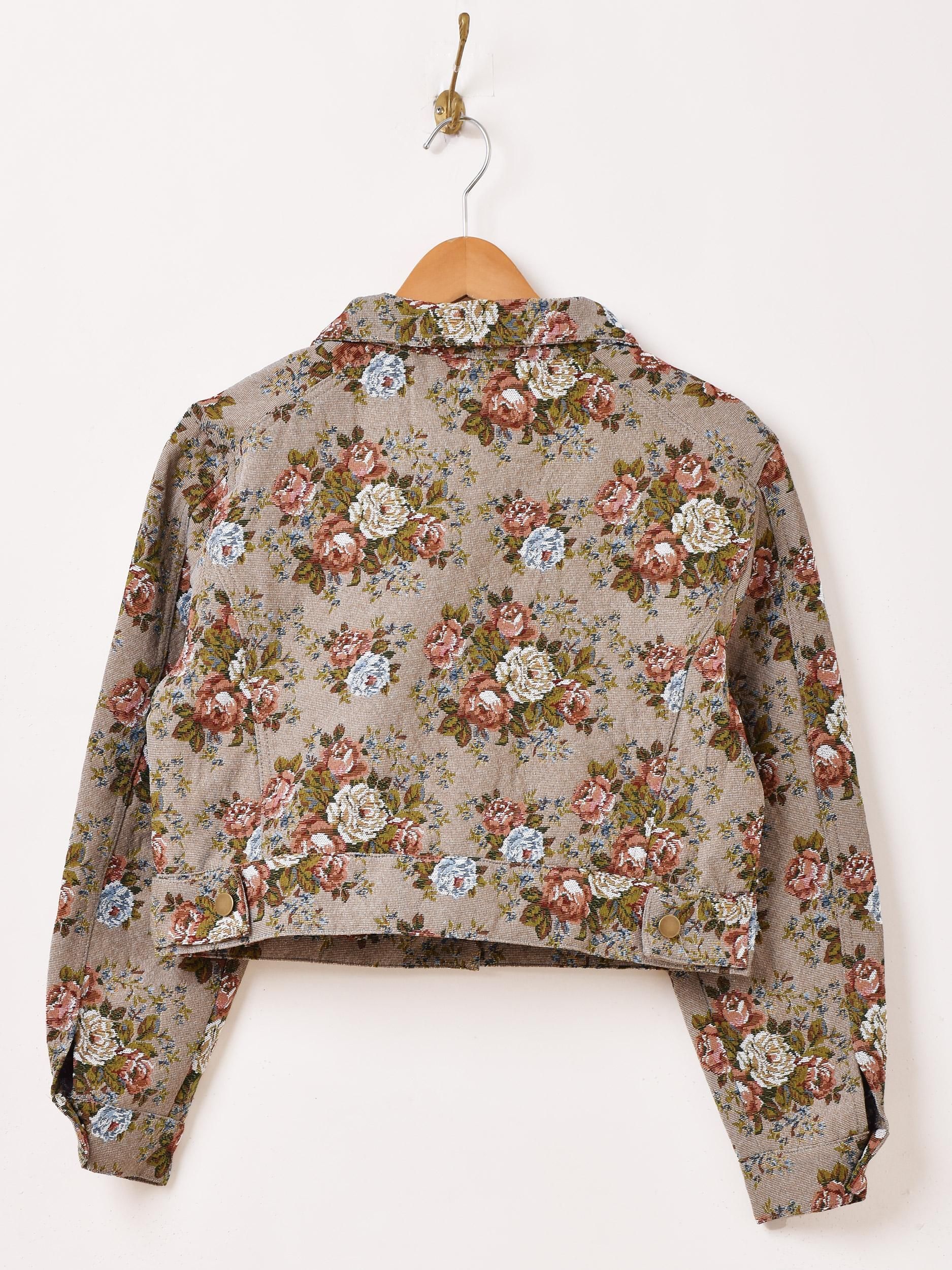 Meridian | 花柄ジャケット - 古着屋グレープフルーツ ムーン