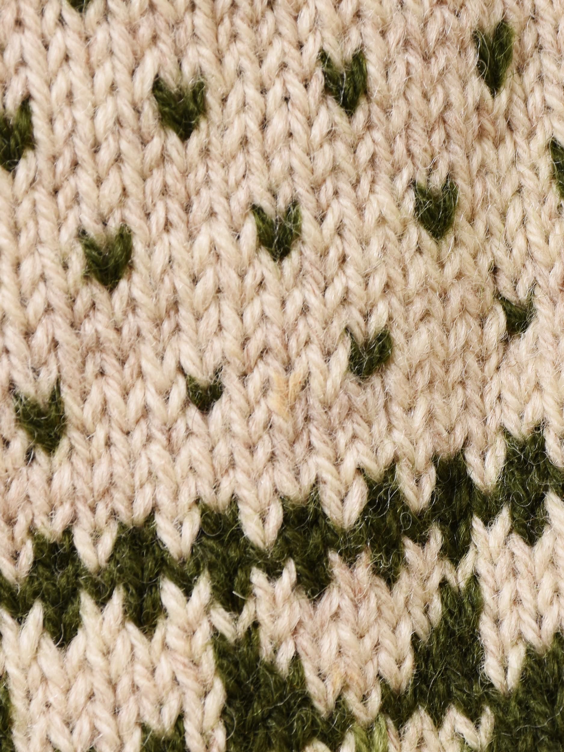 ノルディック柄 チロルカーディガン | あたたかニット - 古着屋