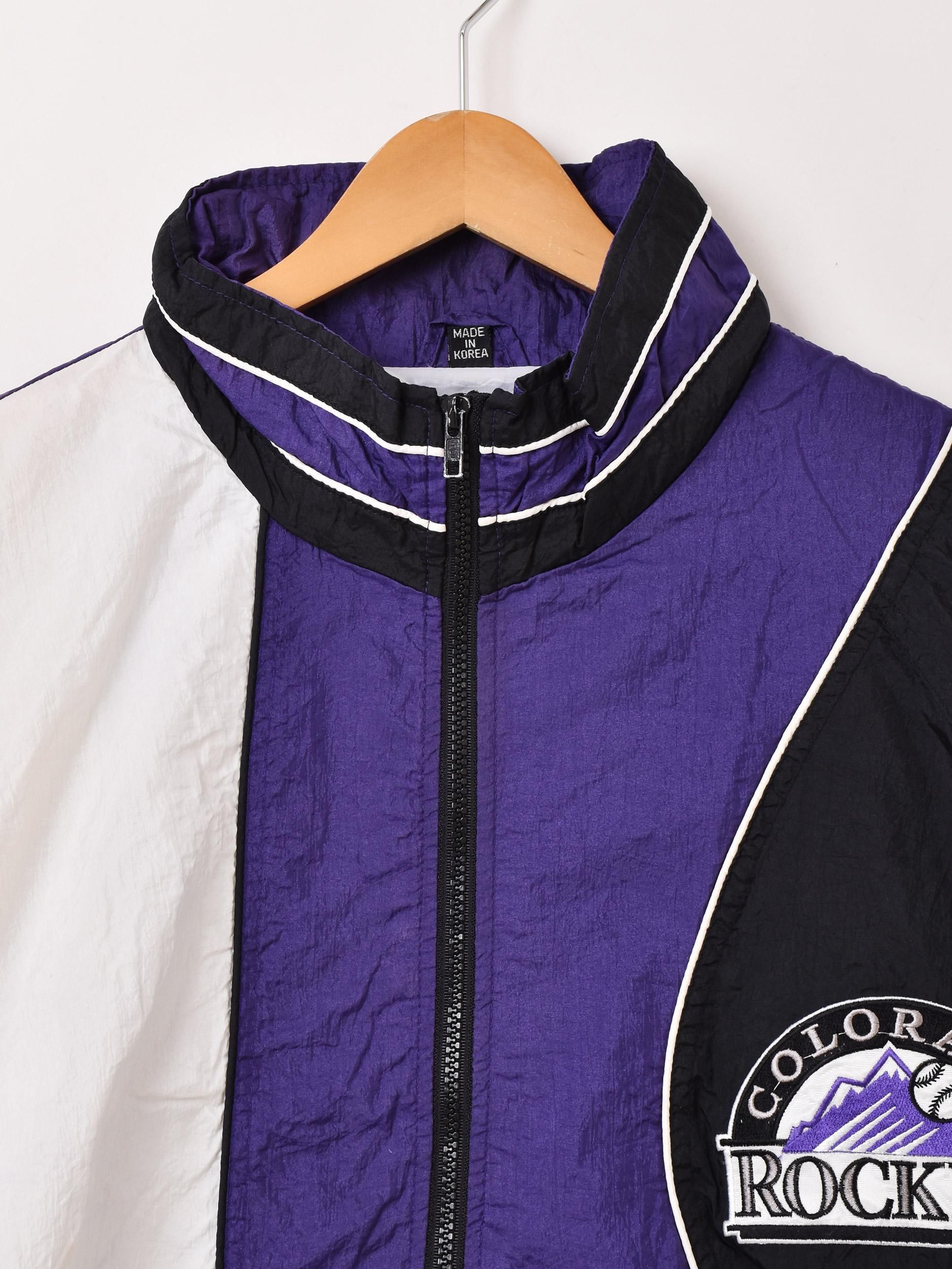 NIKEナイキコロラドロッキーズナイロンジャケットプルオーバービックロゴ刺繍古着 7176e561606ac0700c6b498c6fe974