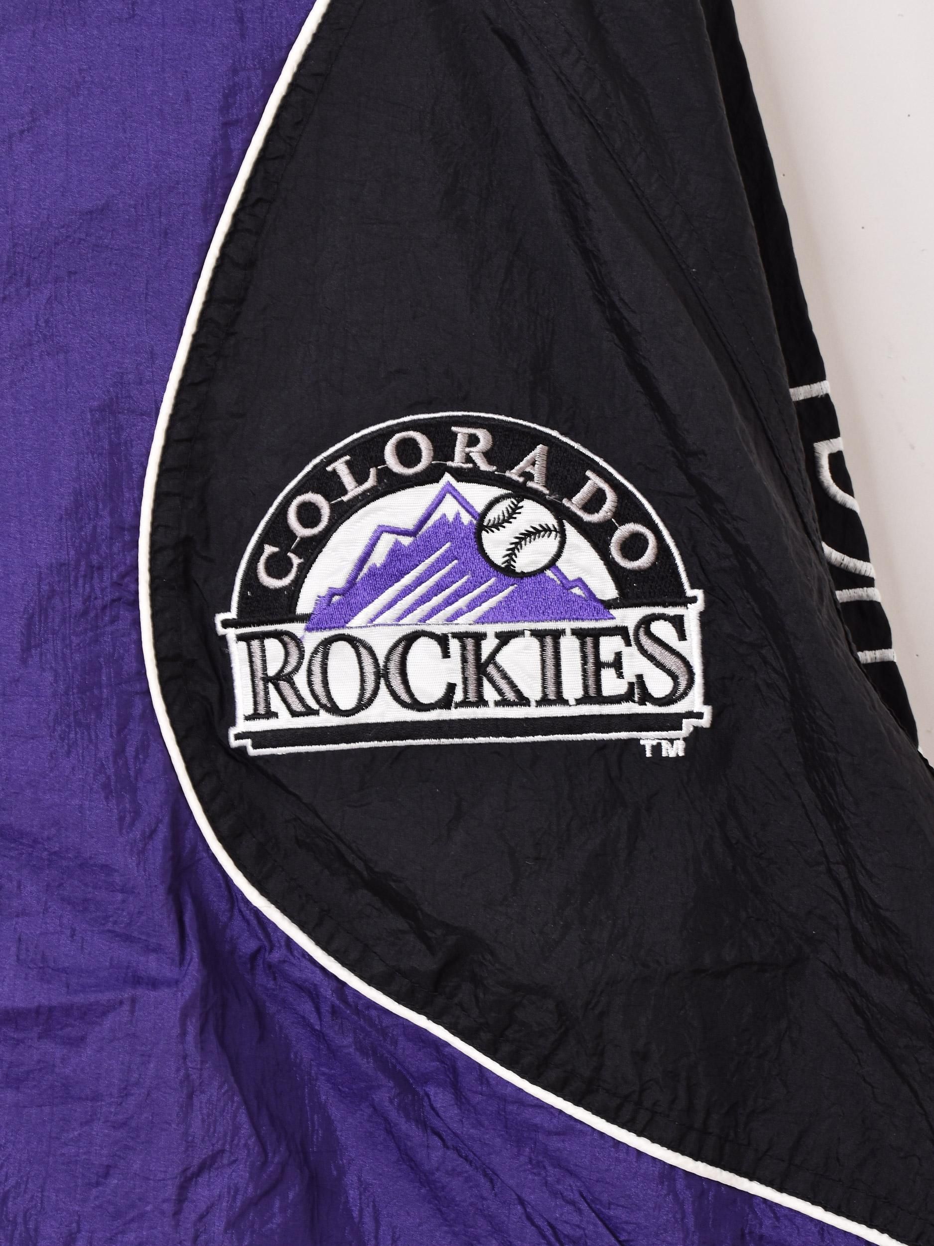 ロッキーズ刺繍ナイロンジャケット | PRO PLAYER - 古着屋