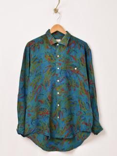 楽天市場】総柄 シャツ 古着 長袖 メンズ（カジュアルシャツ