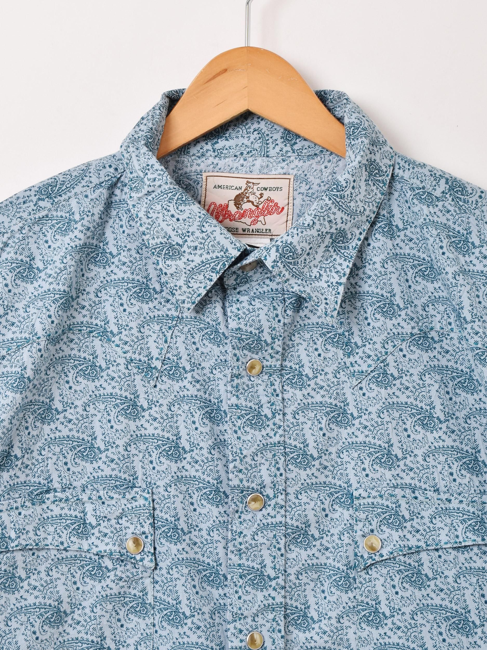 Wrangler ペイズリー柄シャツ | ウエスタンスタイル - 古着屋